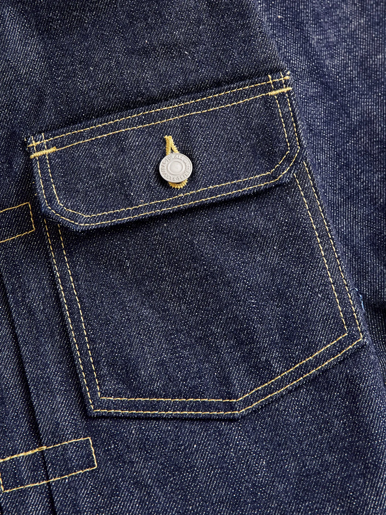 14oz Selvedge Denim Gardener R Jacket in Indigo