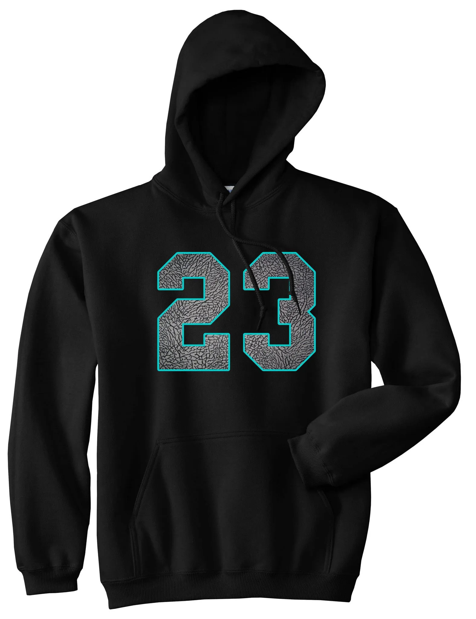 23 Cement Blue Jersey Pullover Hoodie