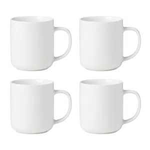 24 Seven White Mugs, Set Of 4