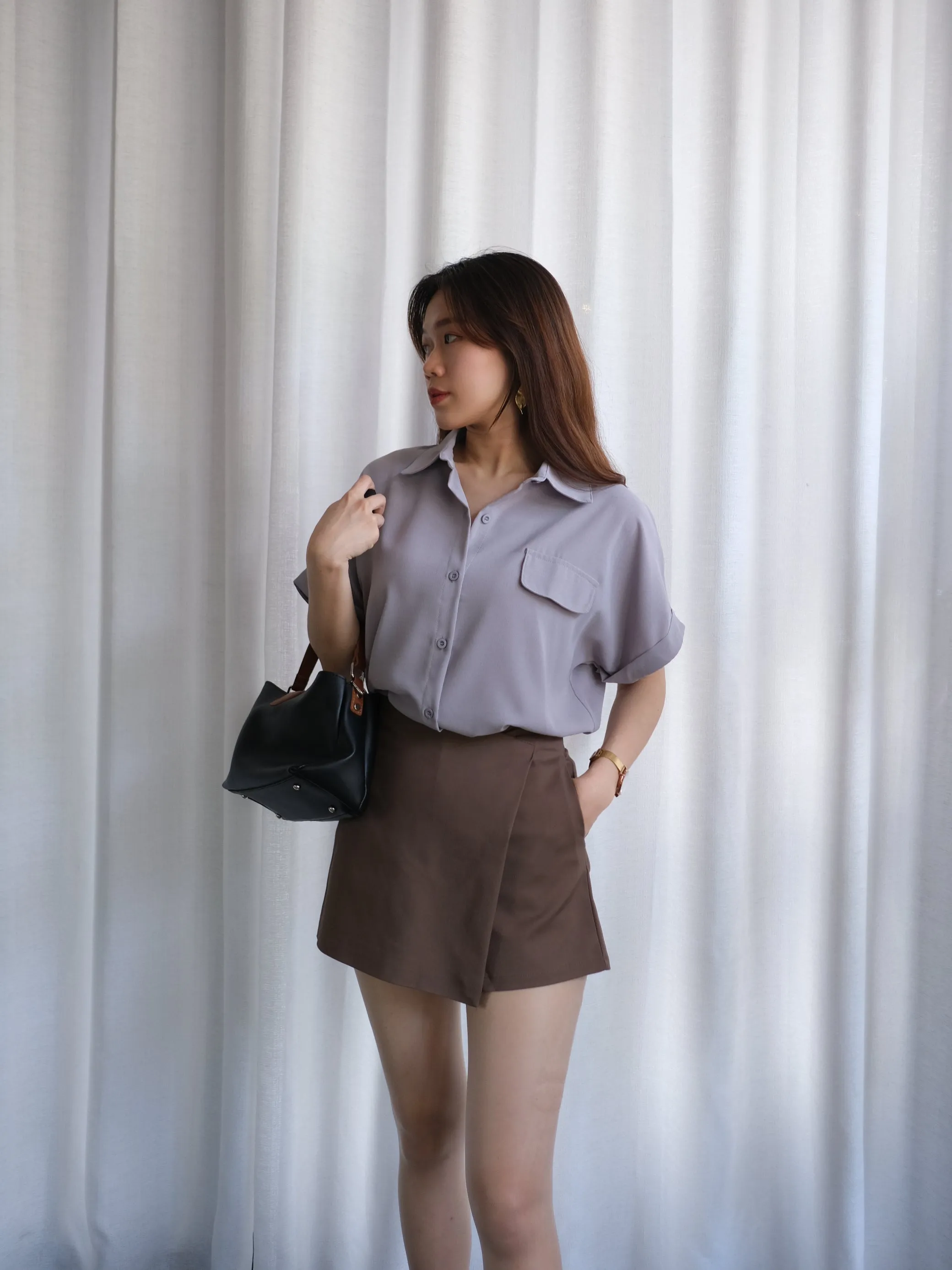 ACEWIN Wrap Over Mini Skort (Size S-XL) 501752