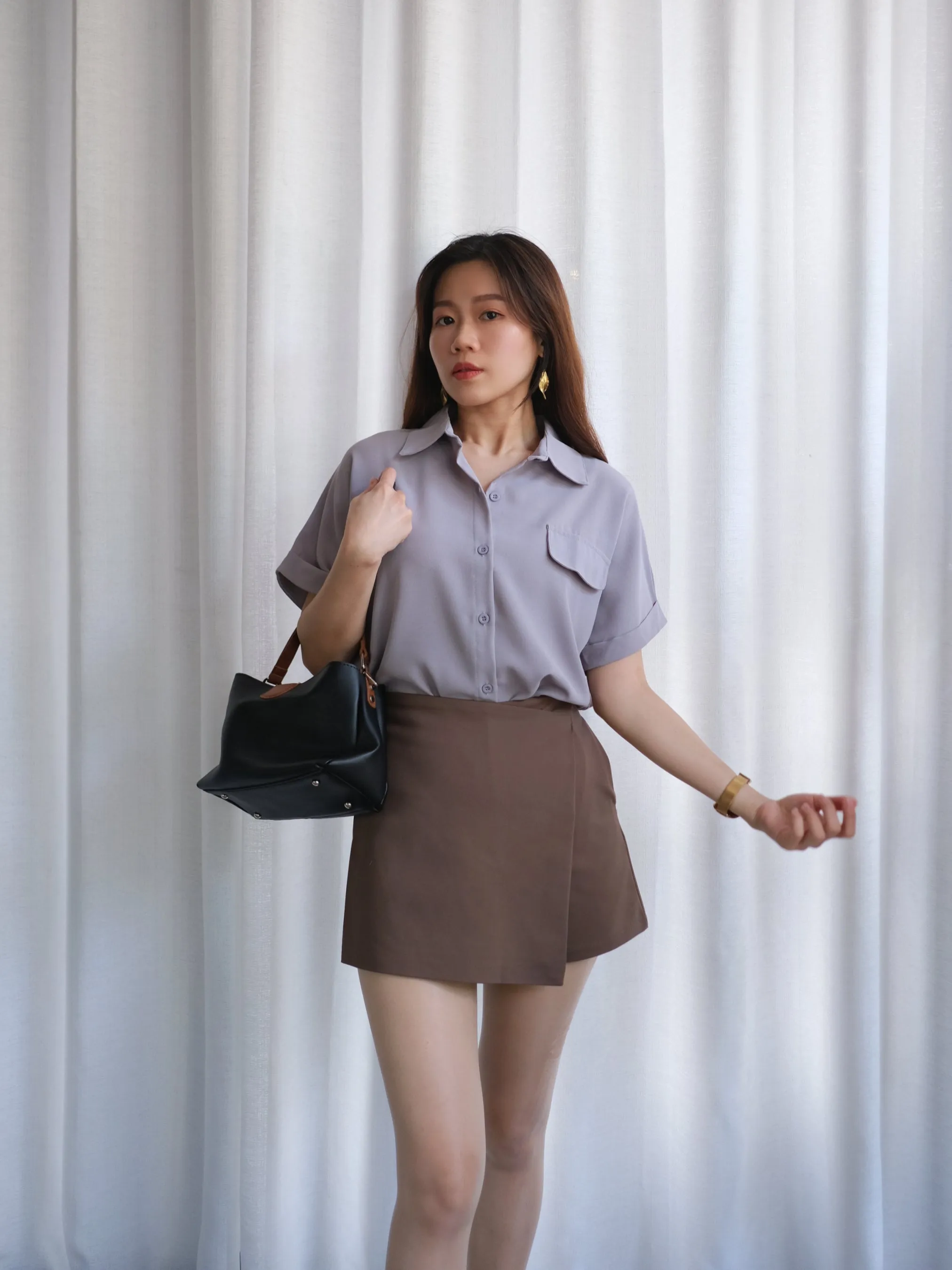 ACEWIN Wrap Over Mini Skort (Size S-XL) 501752