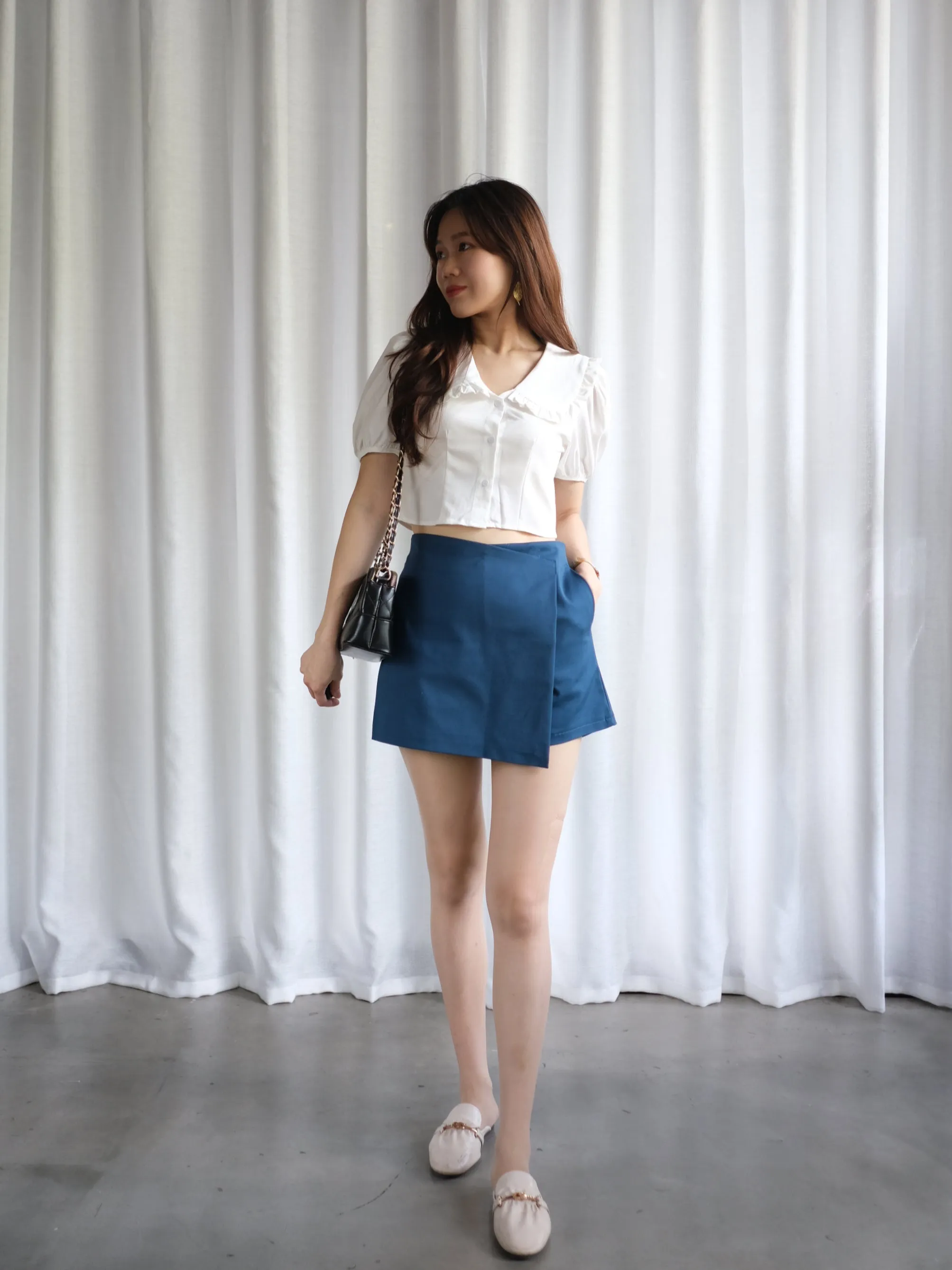 ACEWIN Wrap Over Mini Skort (Size S-XL) 501752