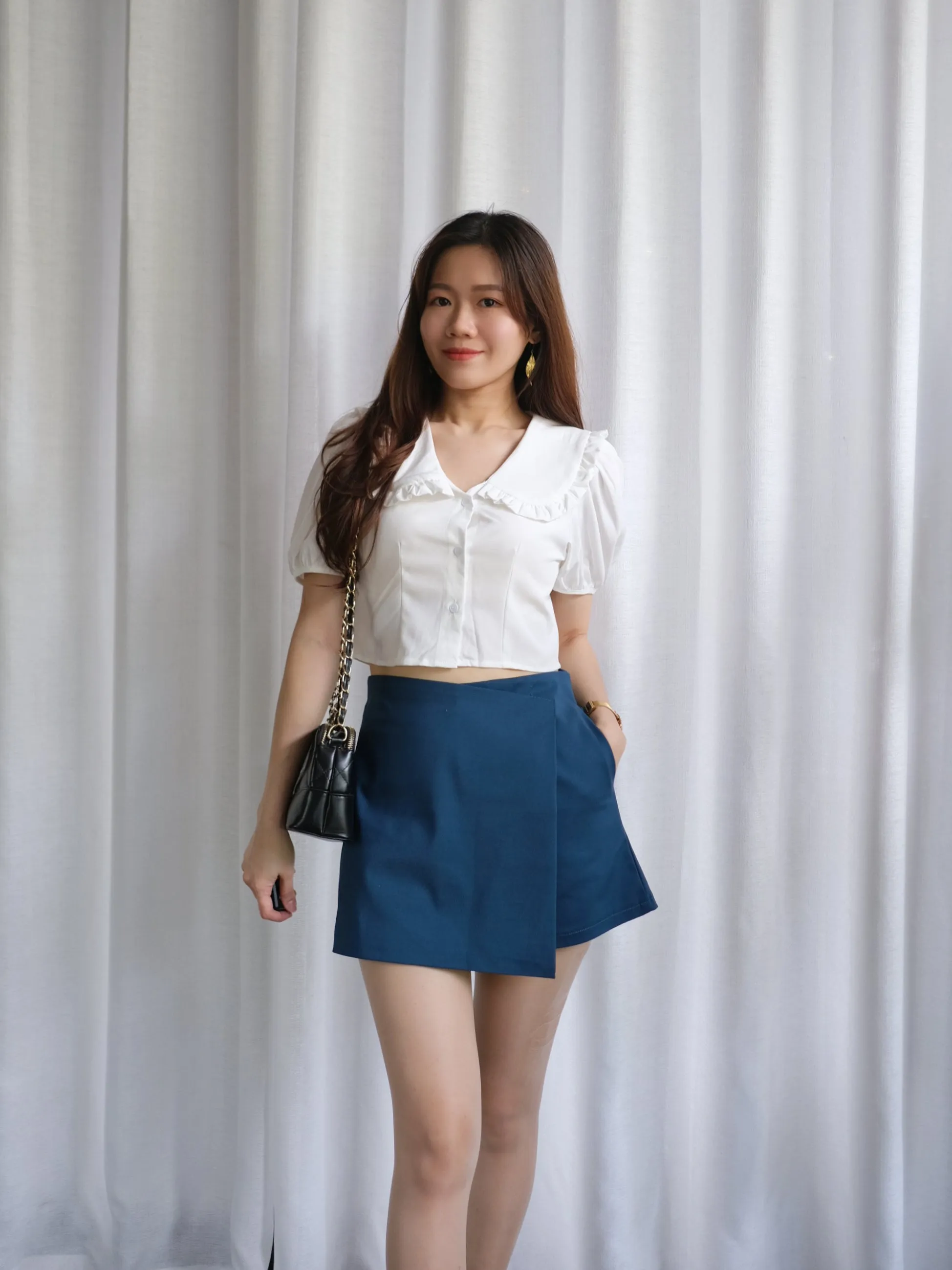 ACEWIN Wrap Over Mini Skort (Size S-XL) 501752