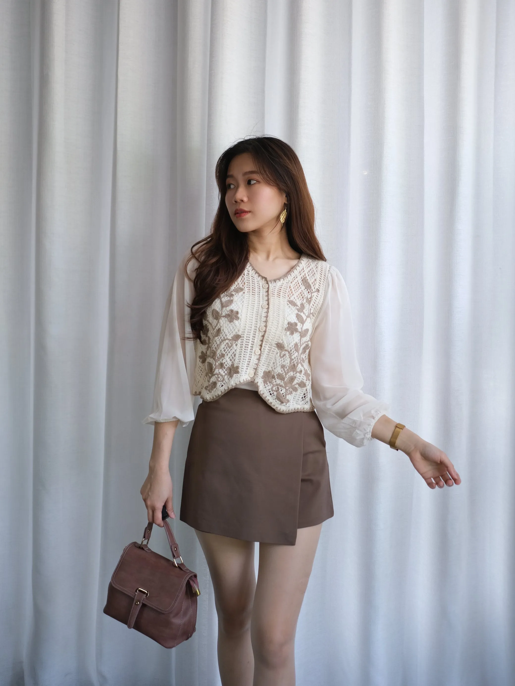 ACEWIN Wrap Over Mini Skort (Size S-XL) 501752