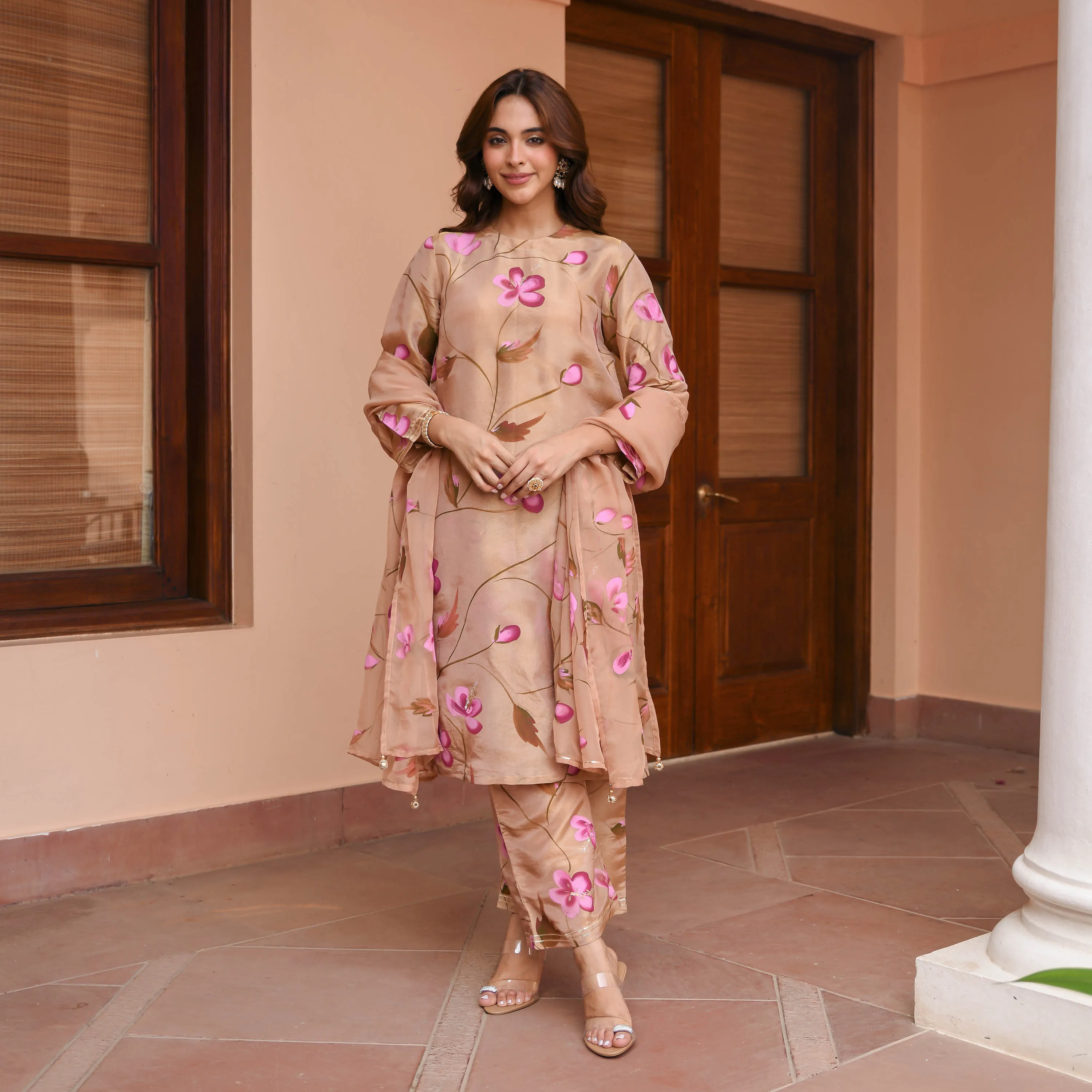 Aditi Tissue Silk Suit set