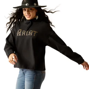 Ariat Ladies Essential Black Logo Hoodie 10052002