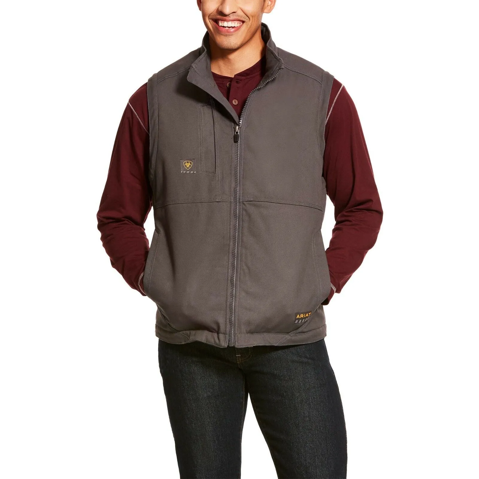 Ariat® Men's Rebar Duracanvas Stretch Work Vest