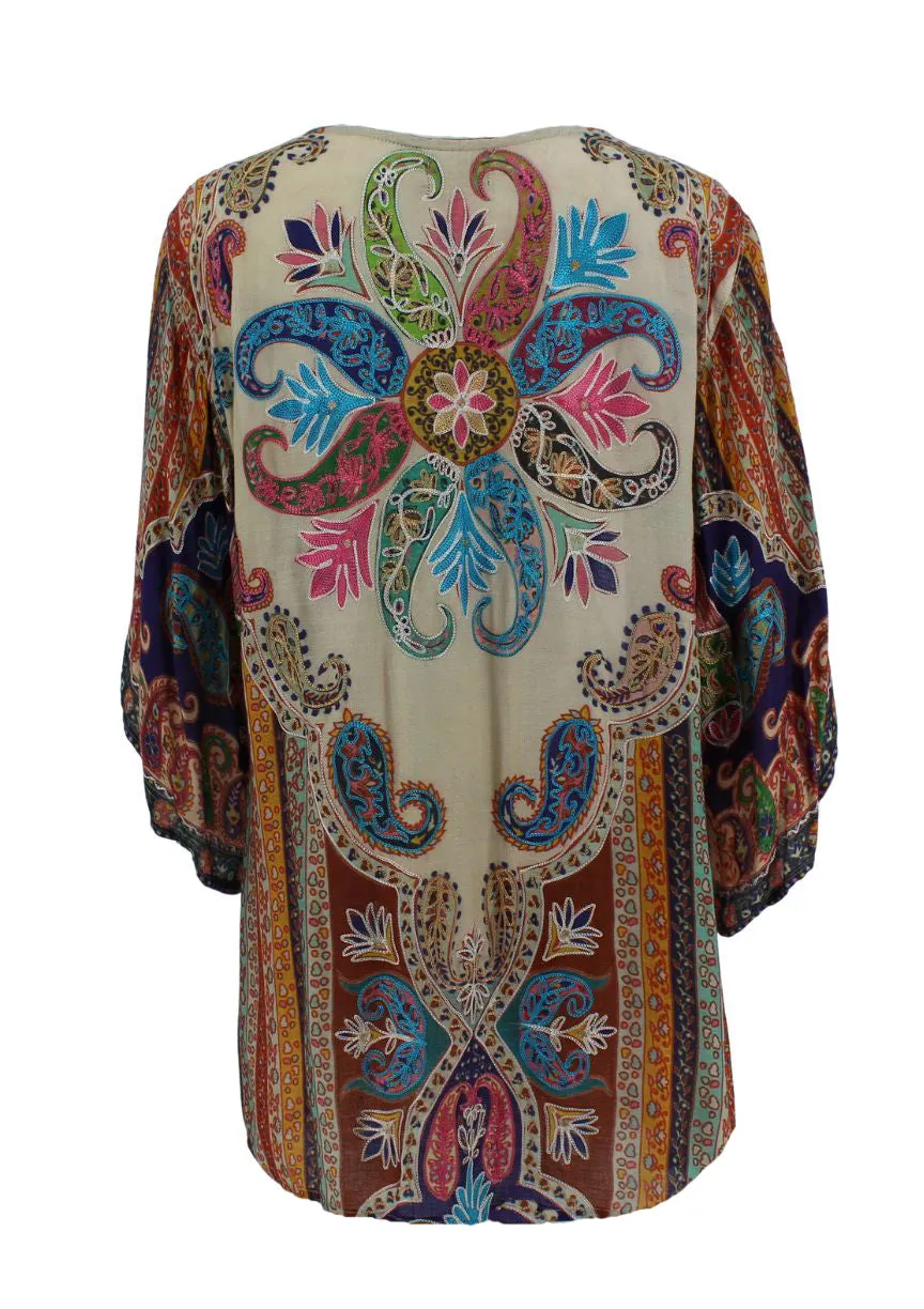 Avani Multi Color Kimono-Final Price