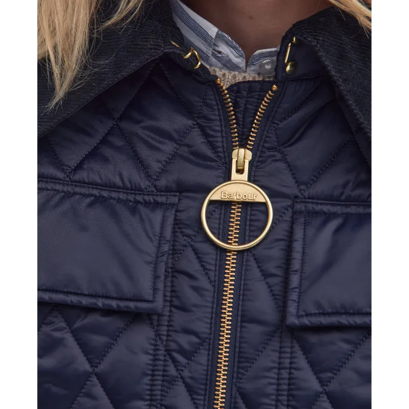 Barbour Beauly Quilt Ladies Jacket - Navy/Classic