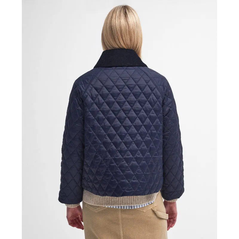 Barbour Beauly Quilt Ladies Jacket - Navy/Classic