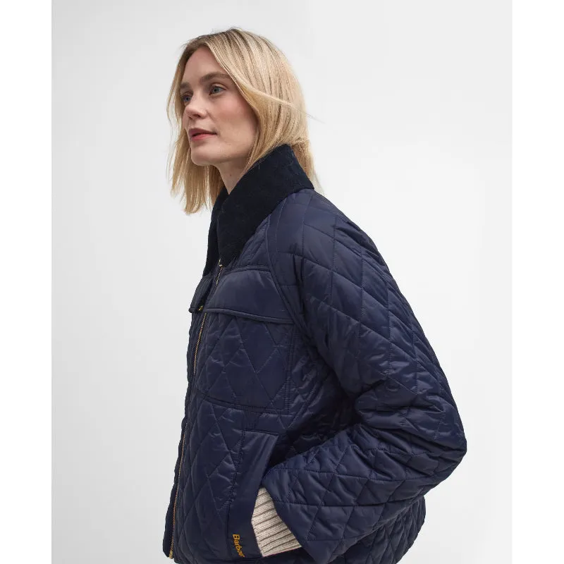 Barbour Beauly Quilt Ladies Jacket - Navy/Classic