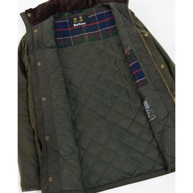 Barbour Malcolm Mens Wax Jacket - Archive Olive