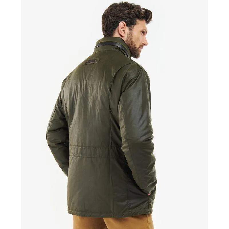 Barbour Malcolm Mens Wax Jacket - Archive Olive