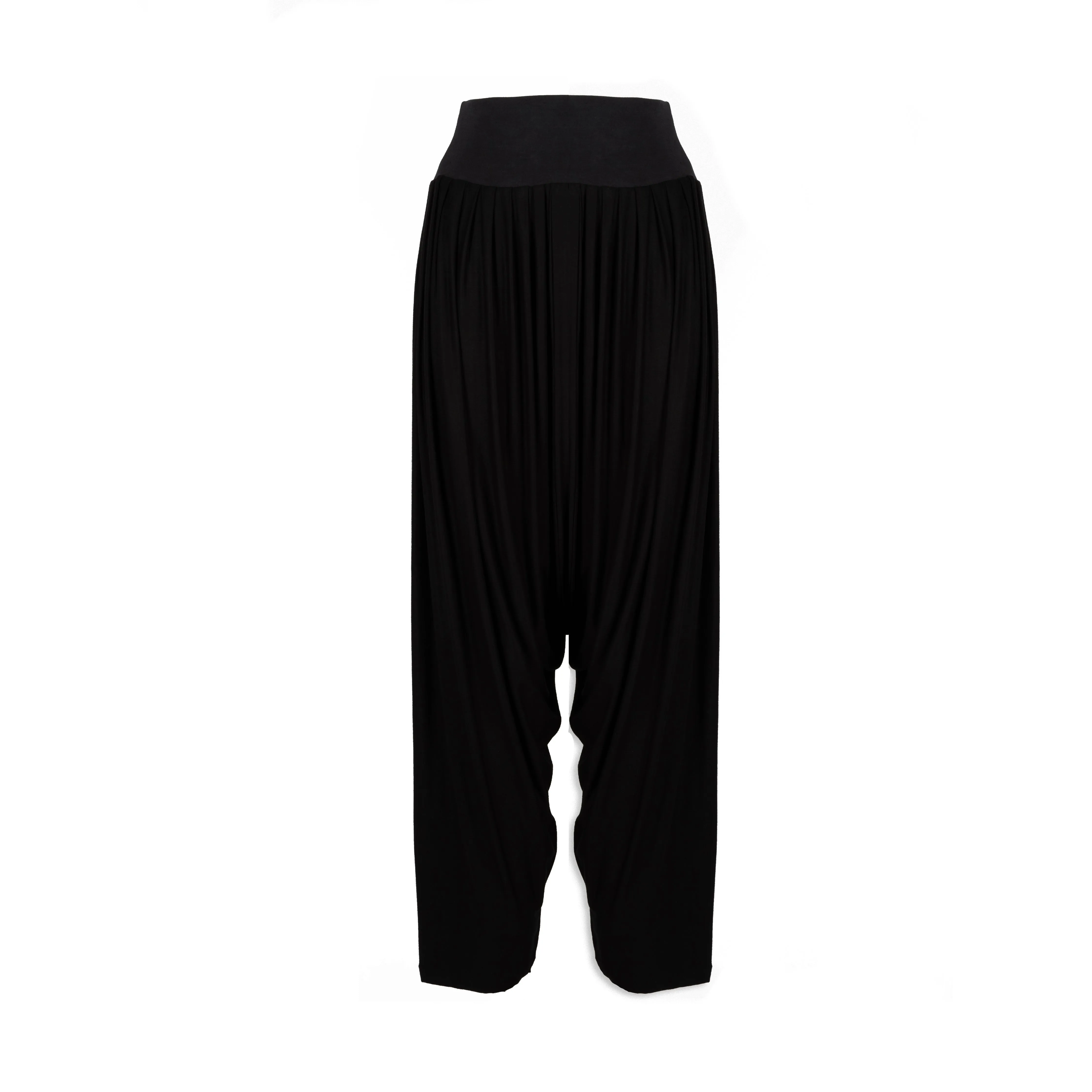 Black Modal Jersey Pant with Stretchable Band