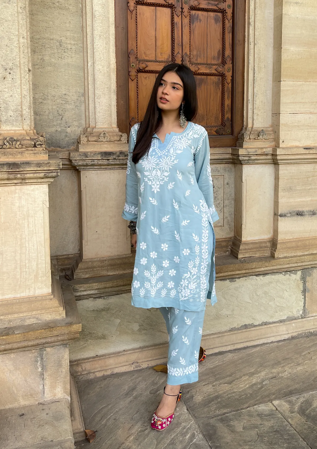 Bushra Modal Straight Kurta Set