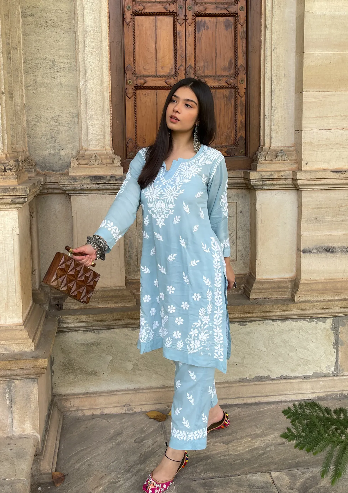 Bushra Modal Straight Kurta Set