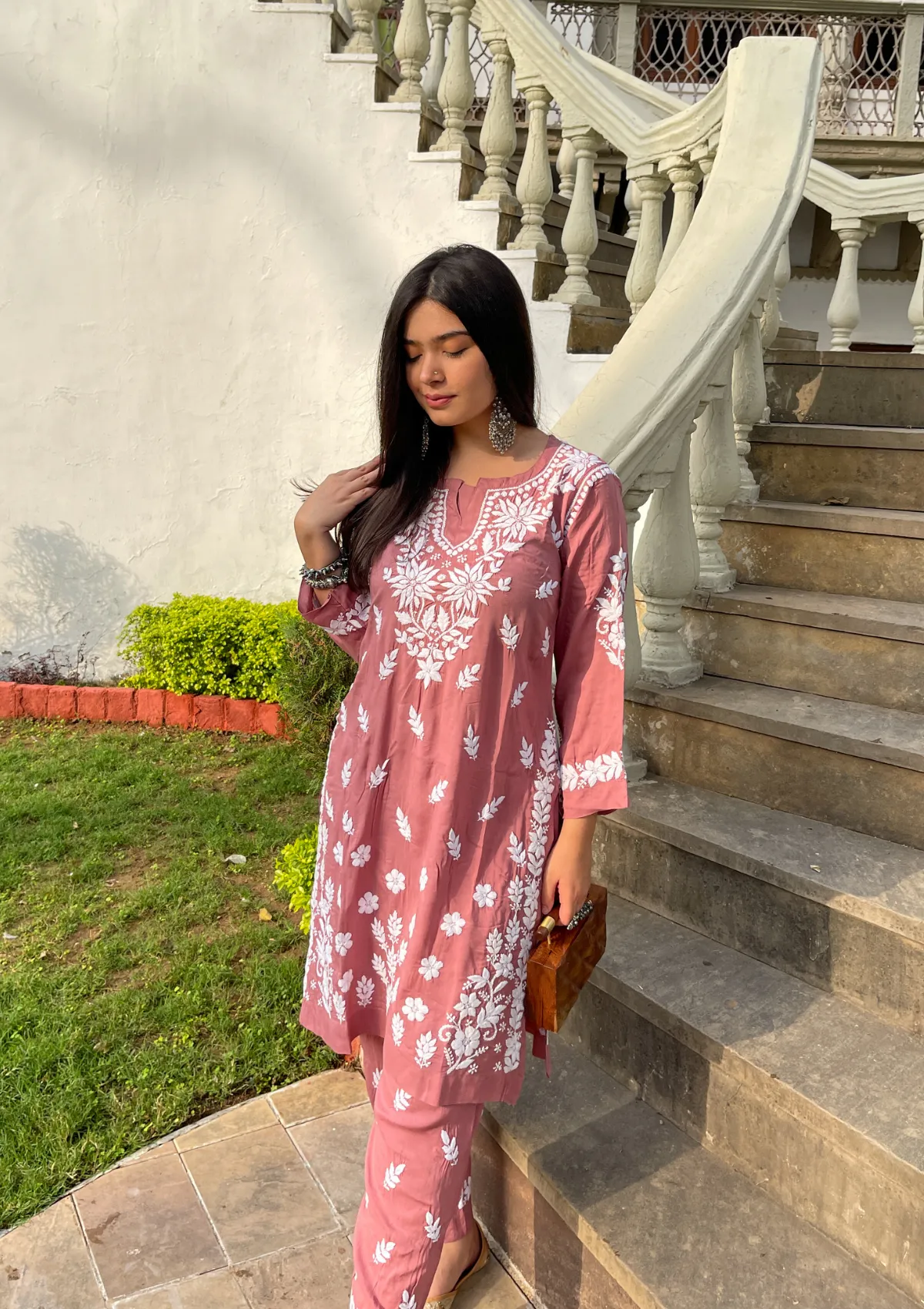 Bushra Modal Straight Kurta Set