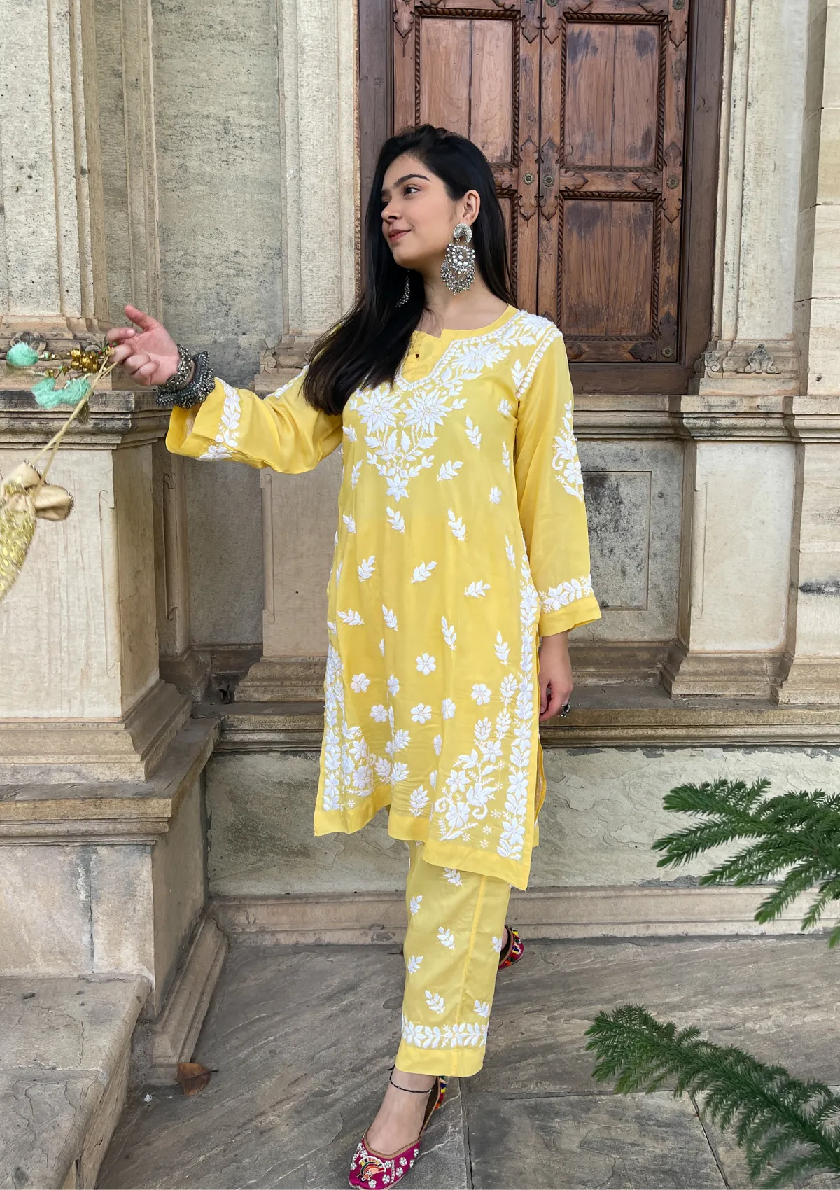 Bushra Modal Straight Kurta Set