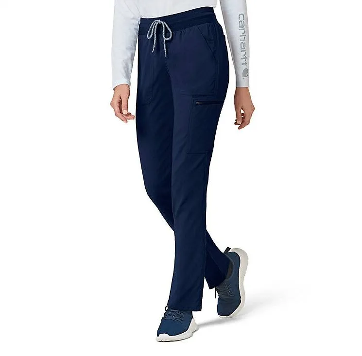 Carhartt Women's Rugged Flex® Slim Leg Scrub Pant_Navy