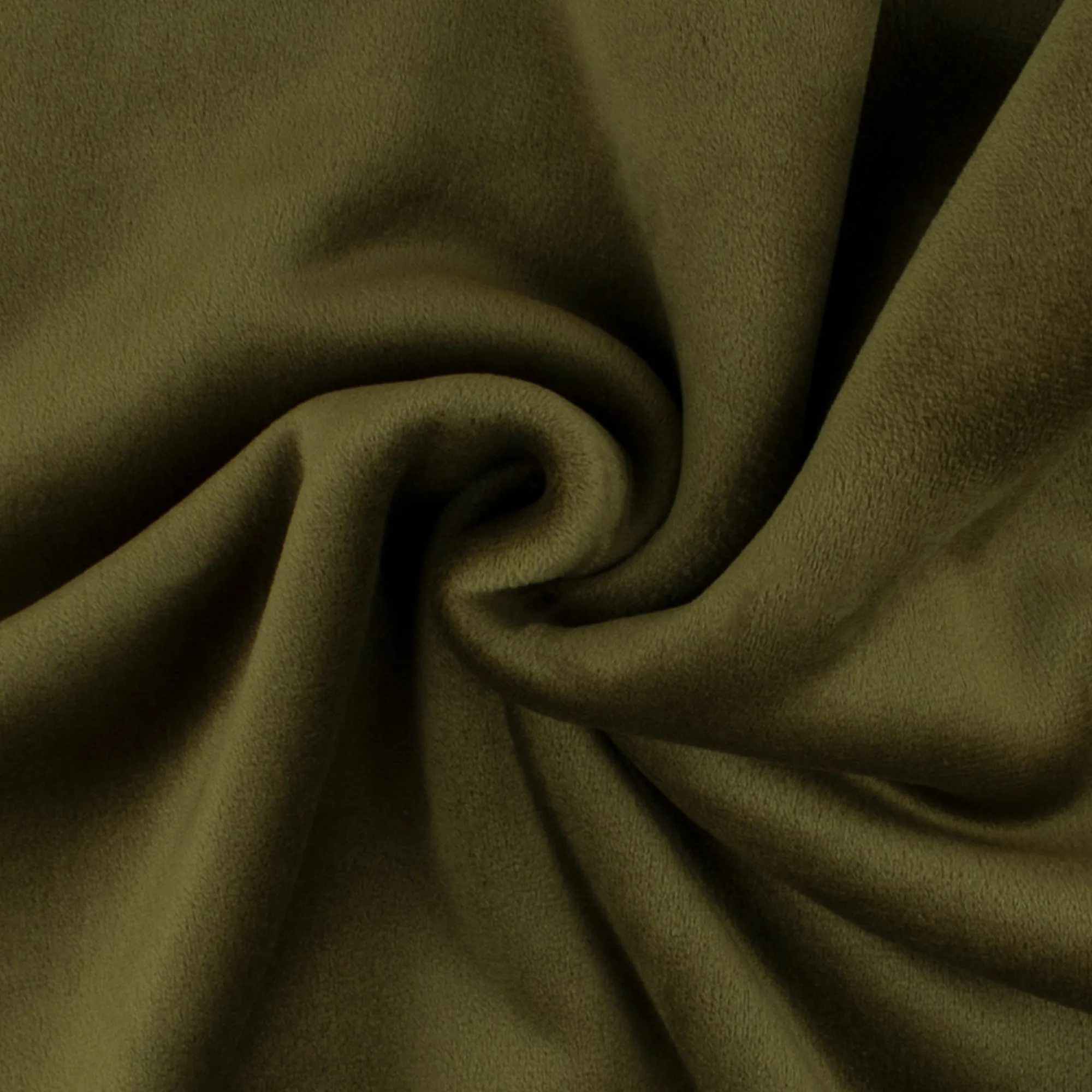 Chenille Bonded to Fleece - SNUGGLY  - 001 - Army Green