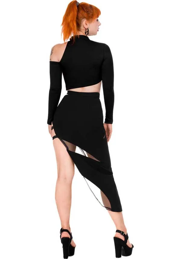 Delaney | ASYMMETRIC SKIRT*