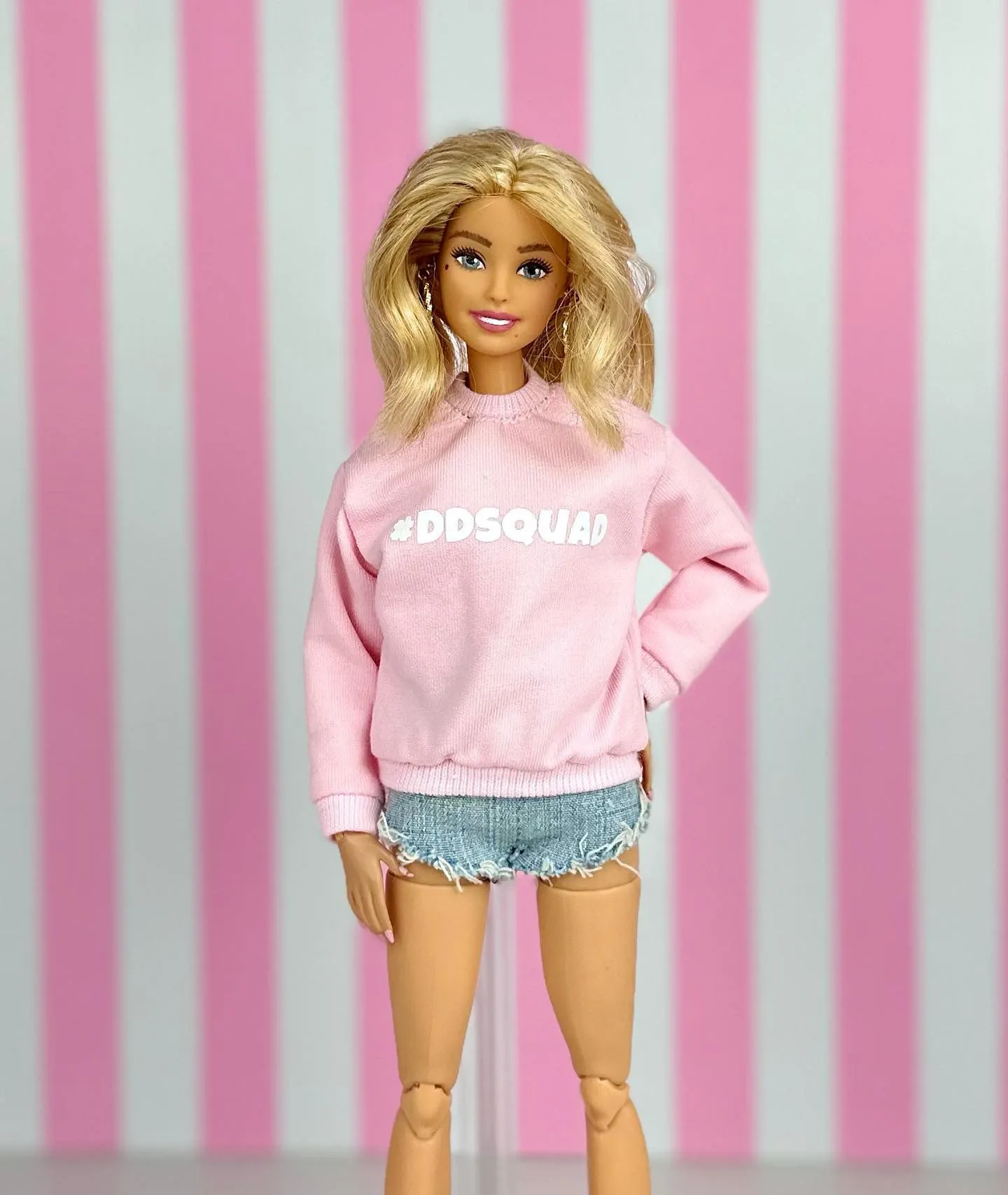 Delightful Dolls Sweatshirt , #ddsquad  and The doll Tailor Sweaters for Barbie dolls