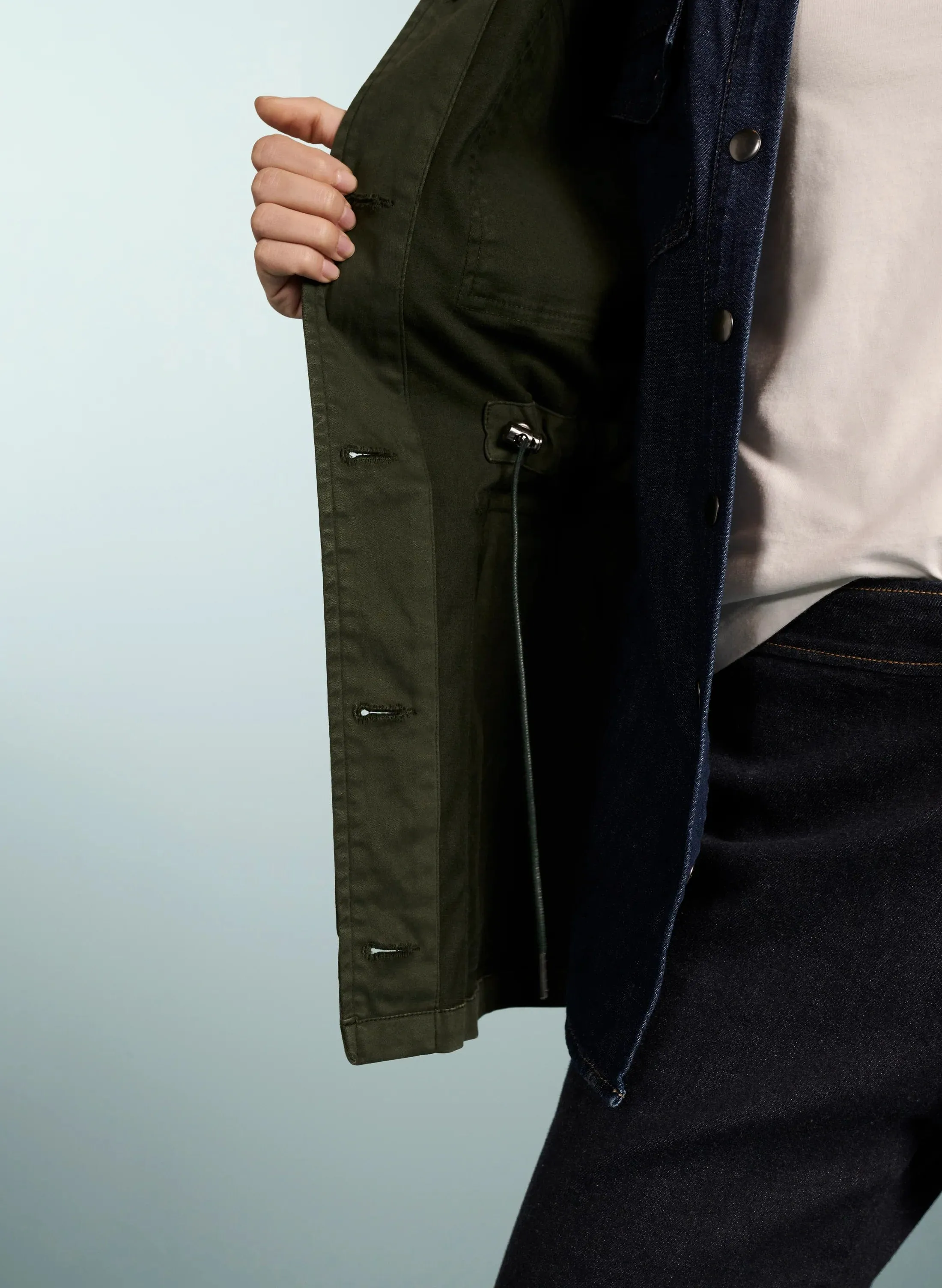 Drake Organic Cotton Utility Jacket | Deep Khaki