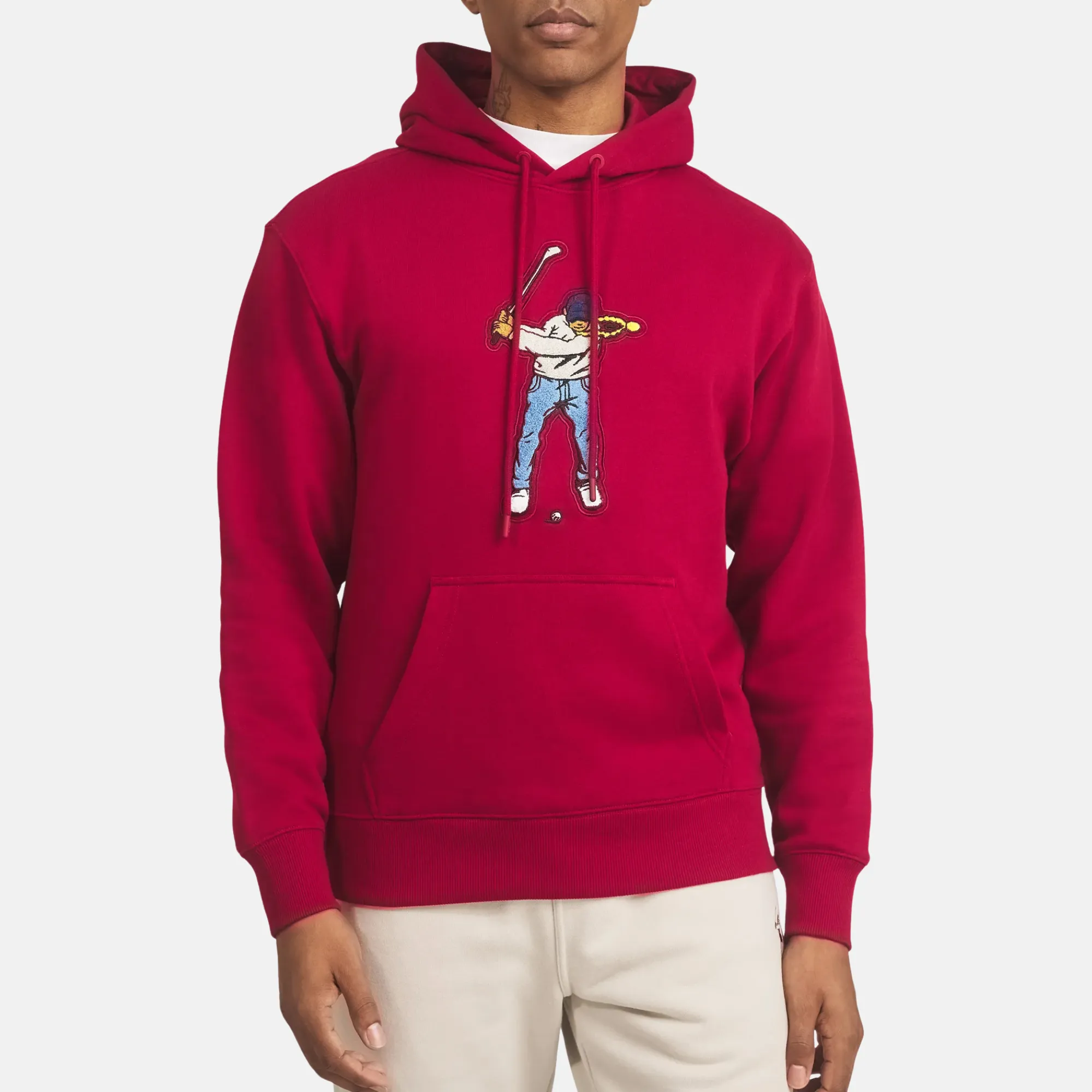 Eastside Golf Core Red Fleece Swingman Hoodie