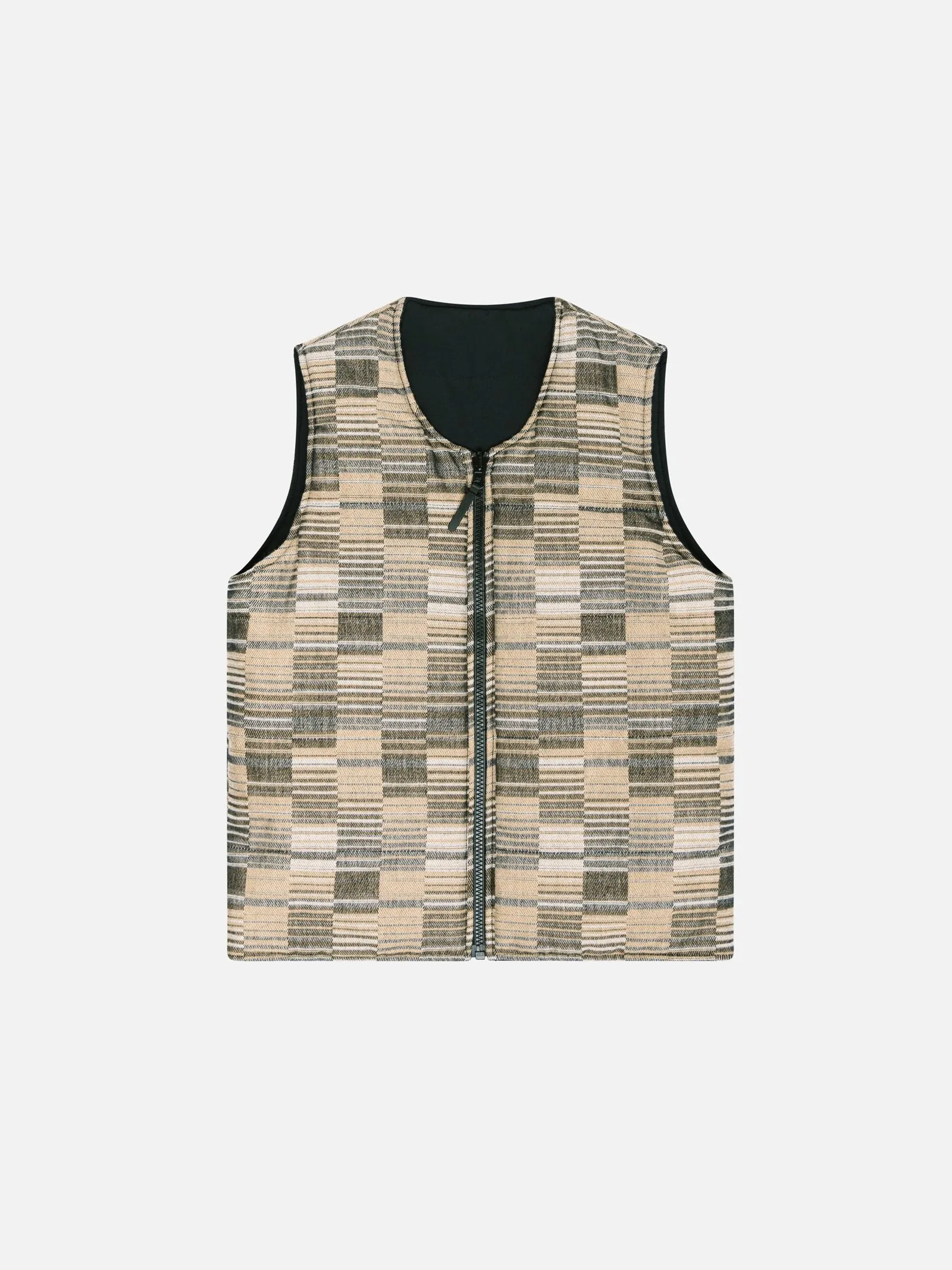 Fala Reversible Vest Black/ Jacquard