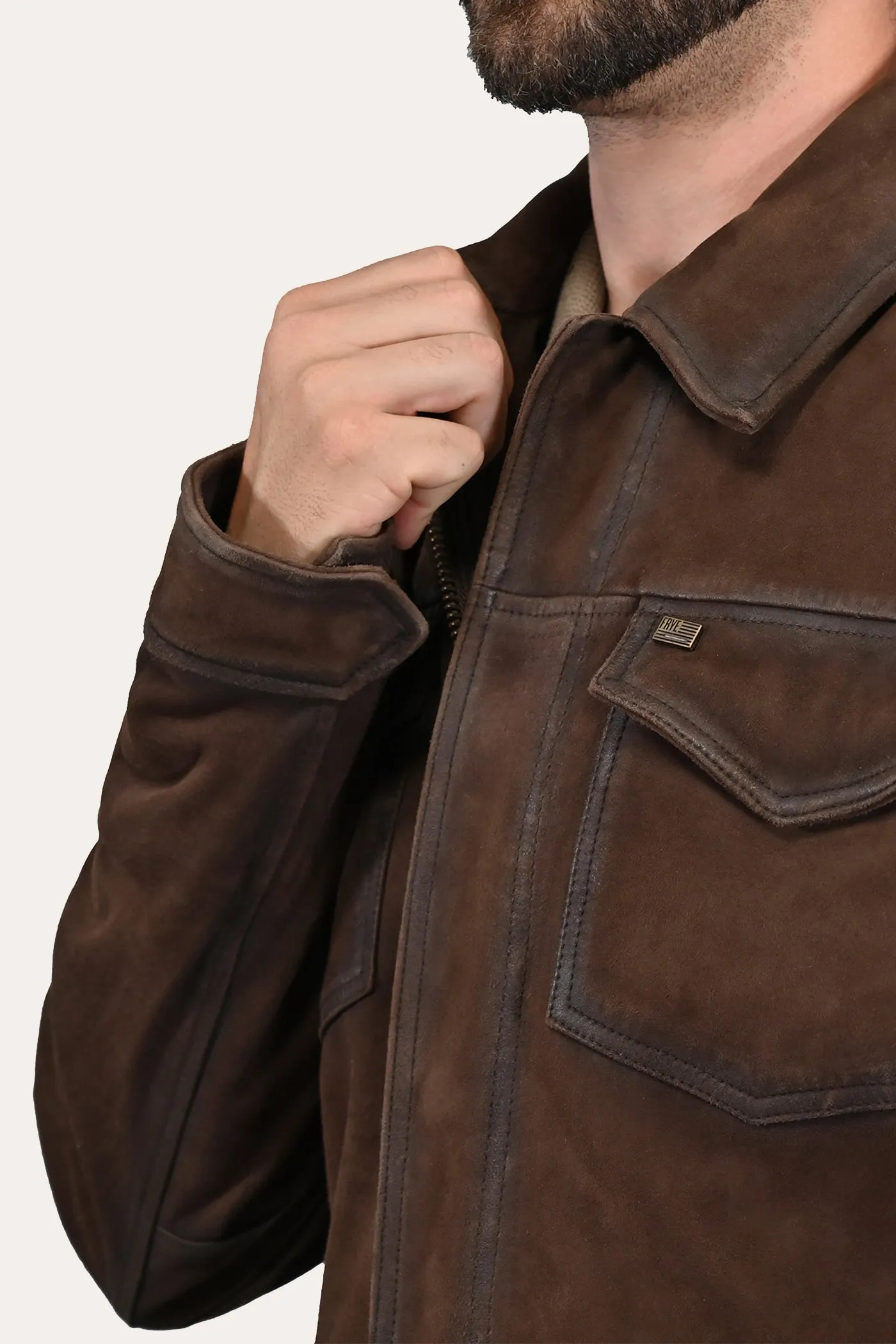 Frye Dark Brown Shacket