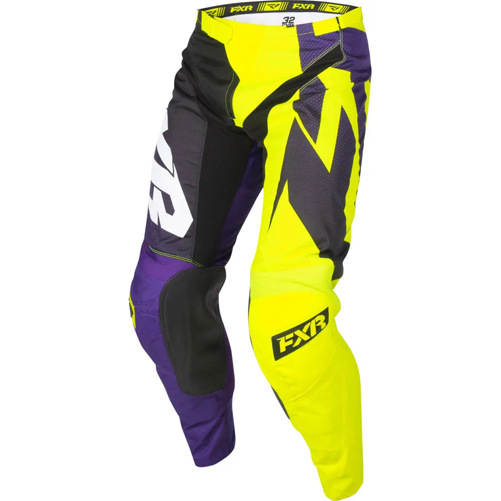 FXR 193326-8065-30 Clutch Podium MX Pant 19 Durable Lightweight Mesh Purple Black Fade