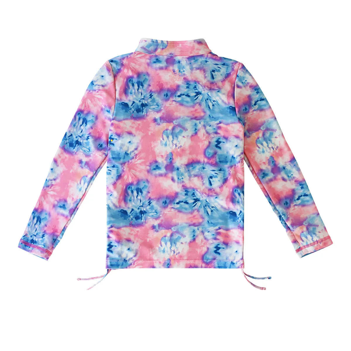 Girl's Half Zip Ruched Sun & Swim Shirt | FINAL SALE