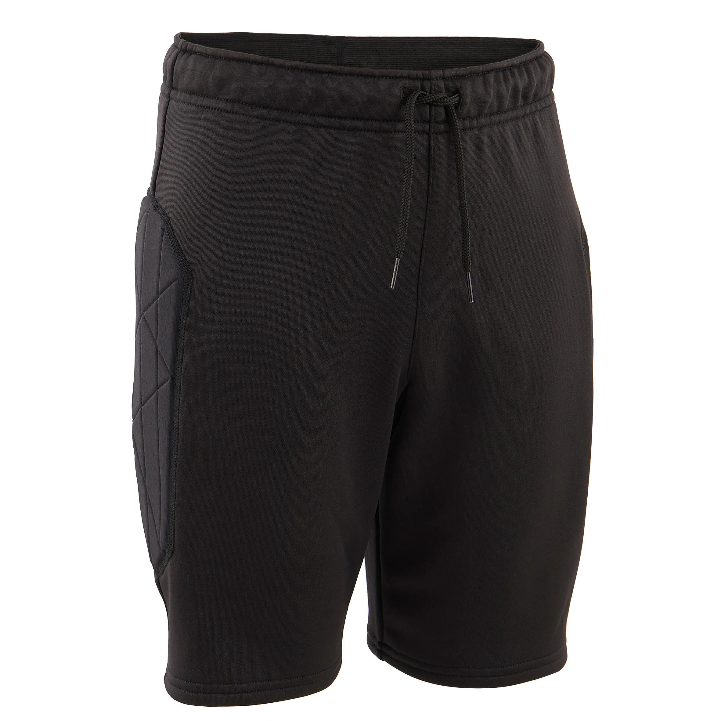 Goalkeeper's trousers short F100 children's black KIPSTA, black