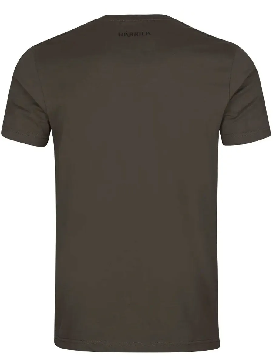 HARKILA Gorm Short Sleeve T-shirt - Mens - Shadow Brown