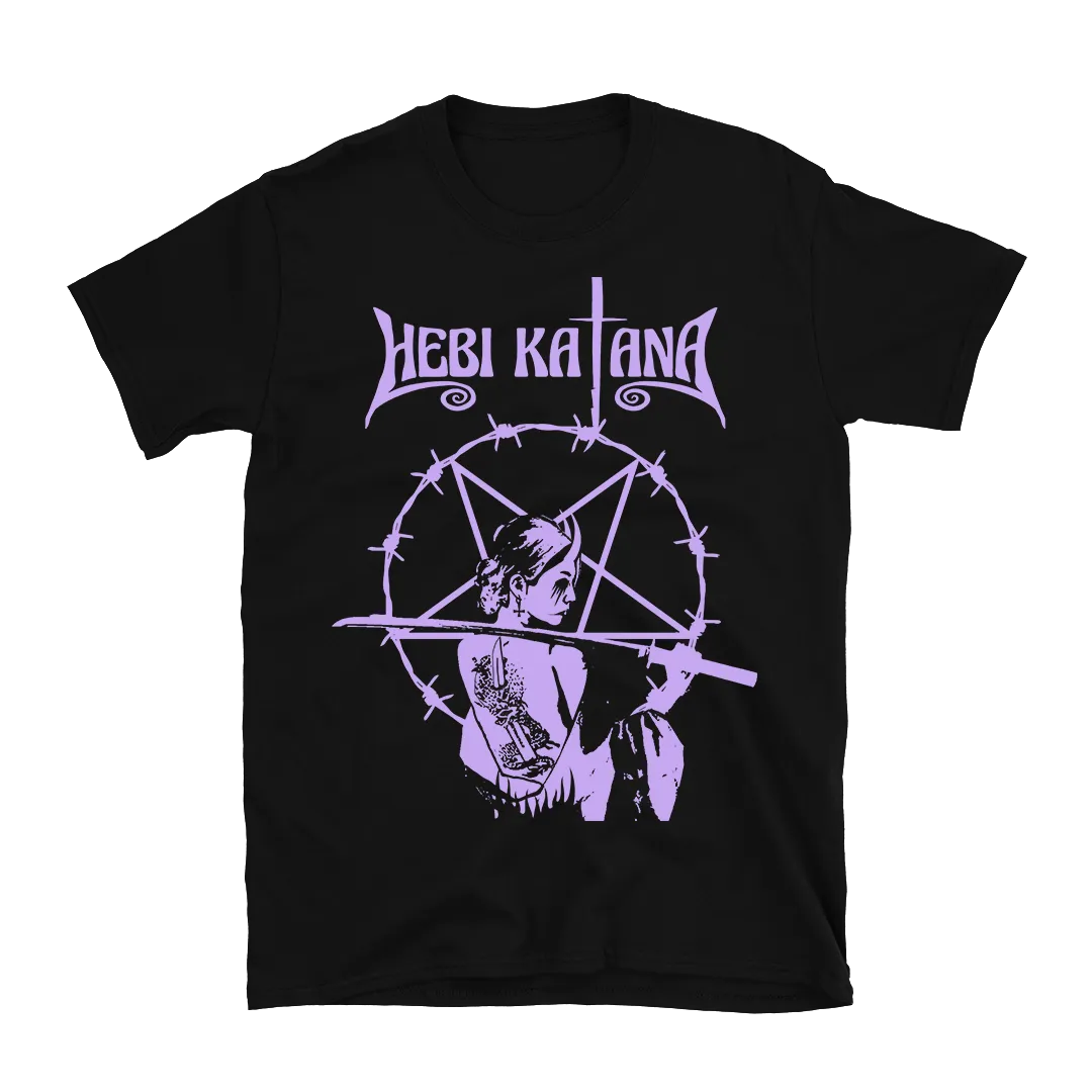 Hebi Katana - Italy & France 2024 Purple Logo Tour T-Shirt - Black