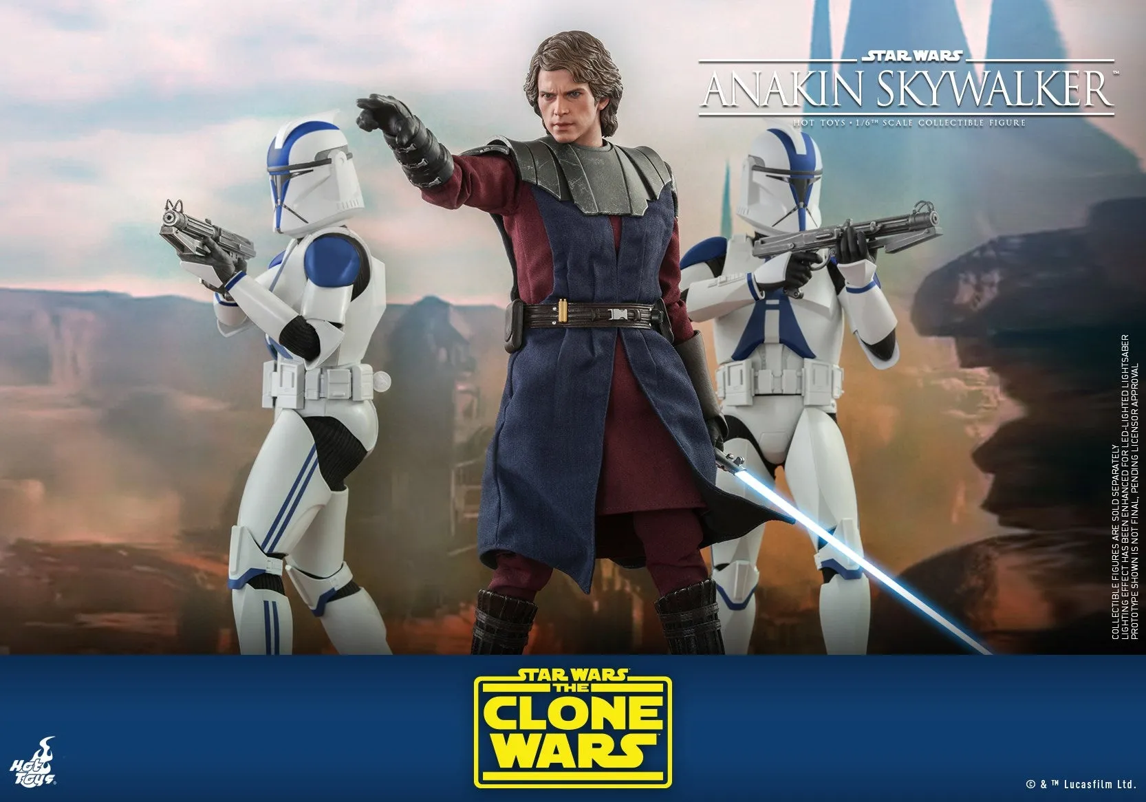 Hot Toys - TMS019 - Star Wars: The Clone Wars - 1/6th scale Anakin Skywalker Collectible Figure