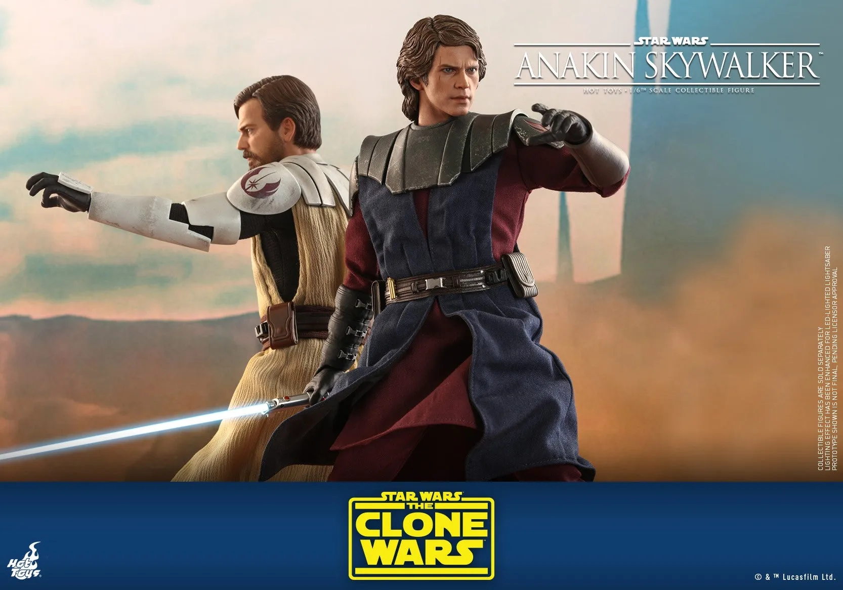 Hot Toys - TMS019 - Star Wars: The Clone Wars - 1/6th scale Anakin Skywalker Collectible Figure