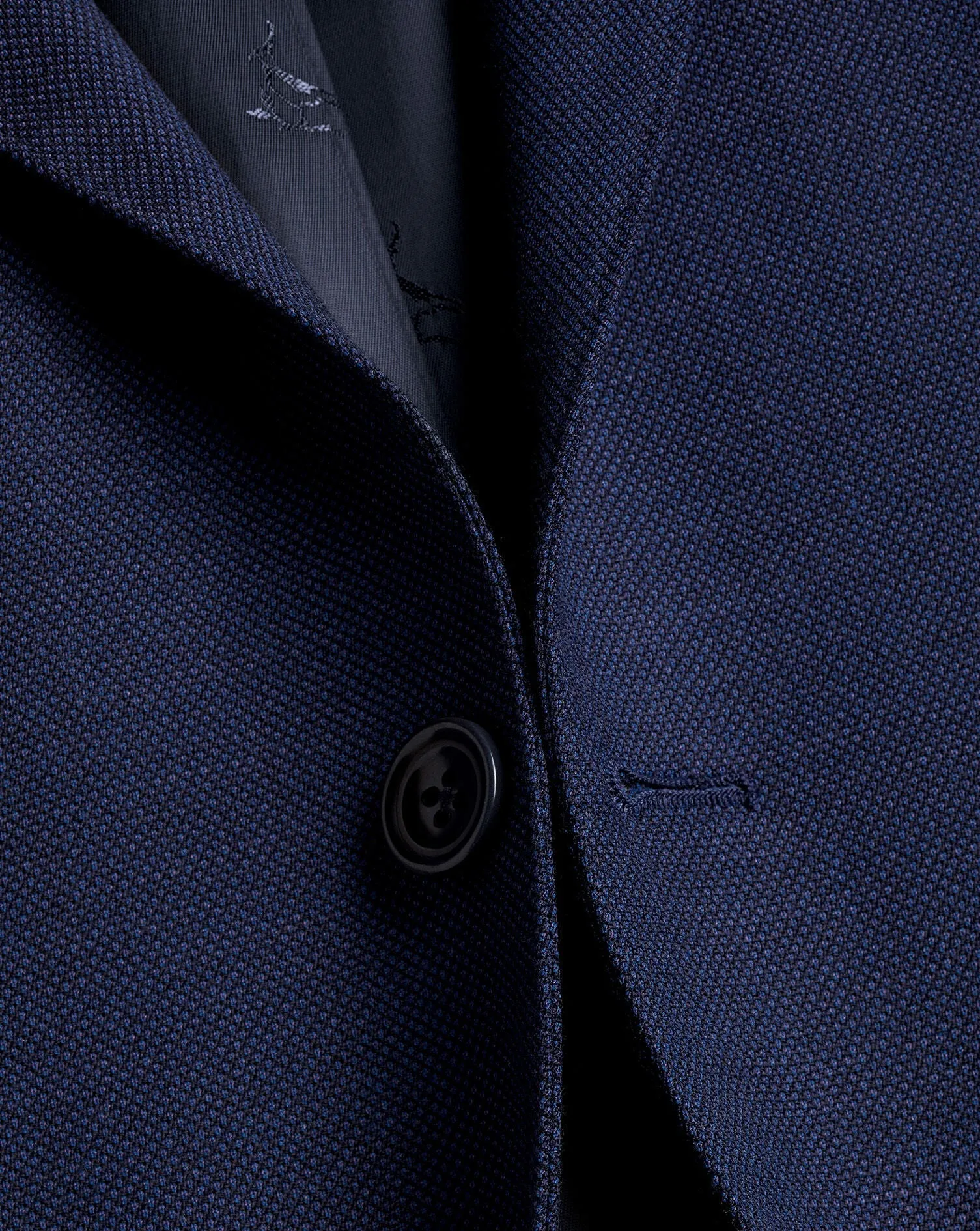 Indigo Blue Slim Fit Ultimate Performance Birdseye Suit Jacket