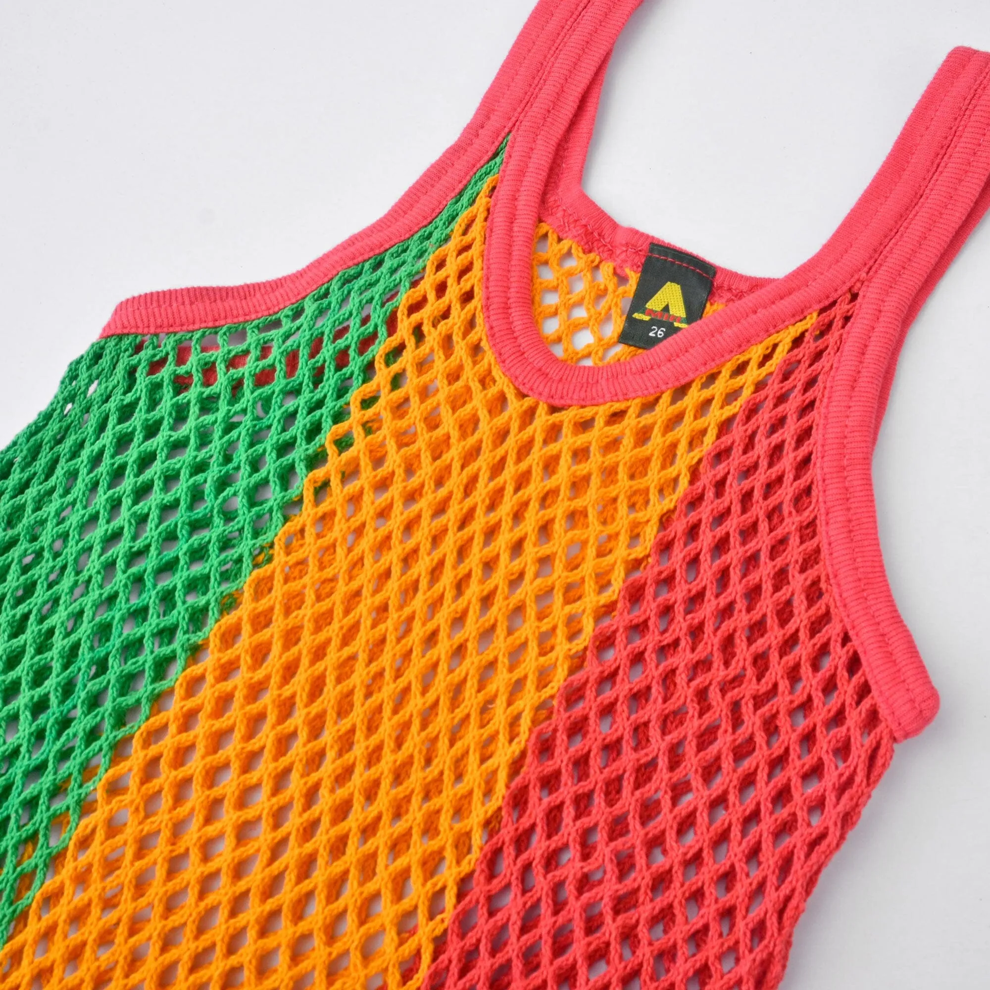 Kid's Knitted Net Sleeveless Sando Vest