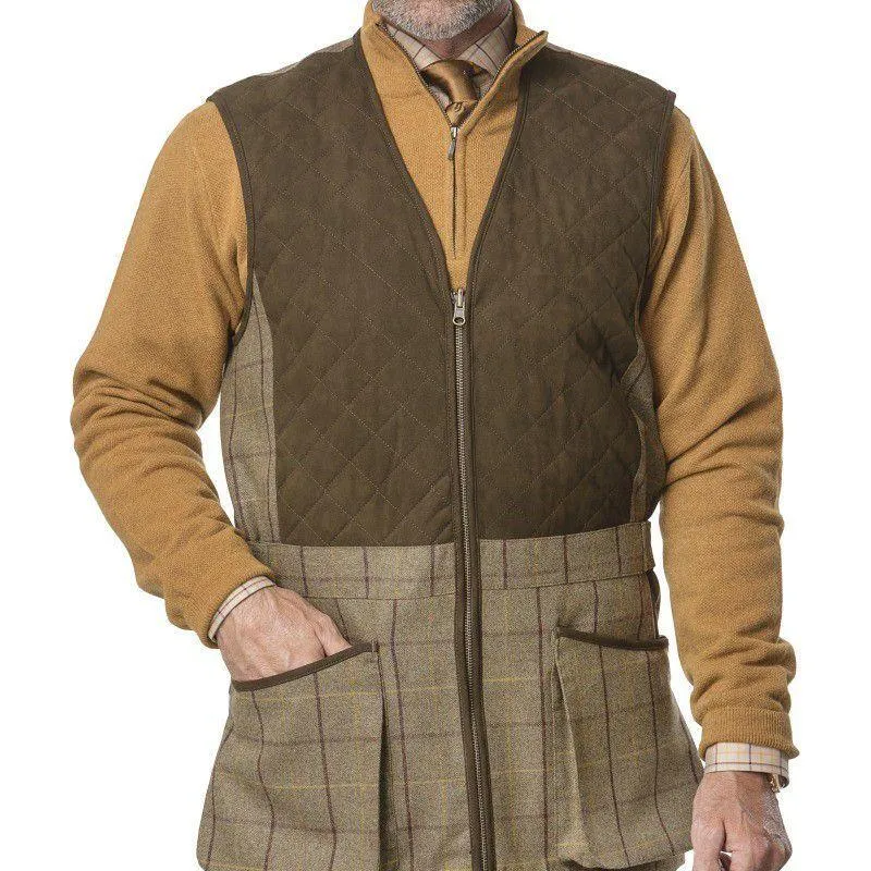 Laksen Grouse Tweed Shooting Vest - Glenogil