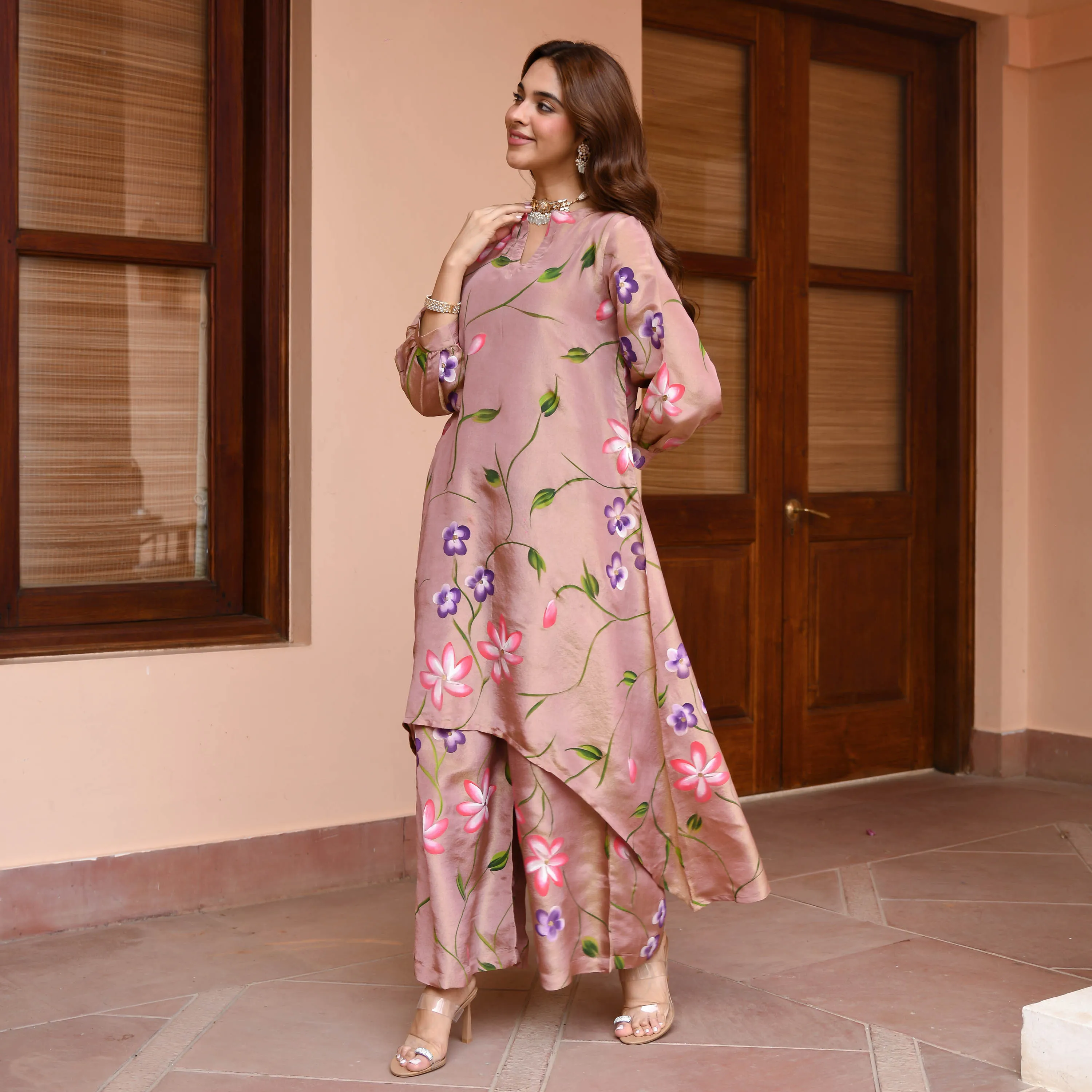 Lavanya Tissue Silk kurta Set