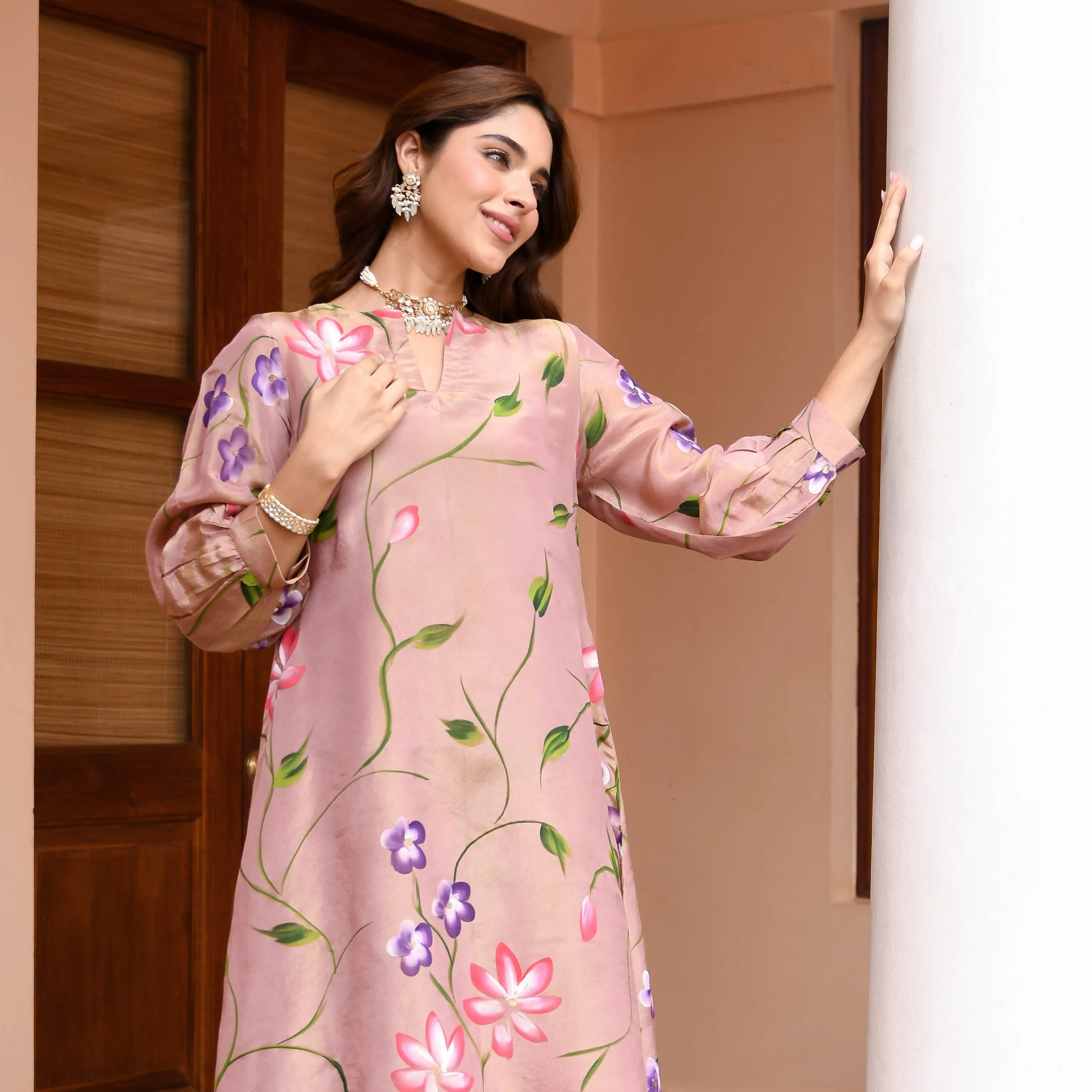 Lavanya Tissue Silk kurta Set