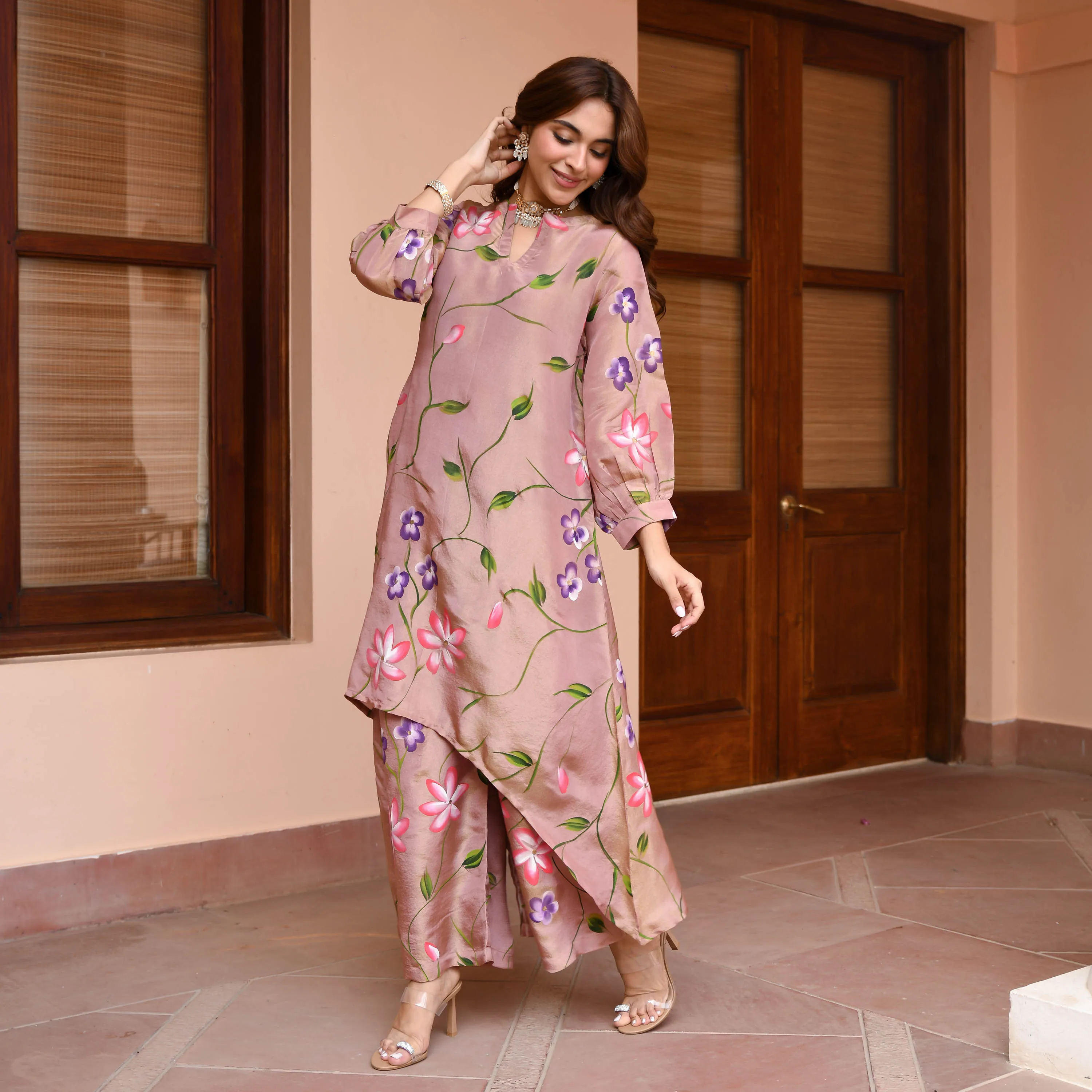 Lavanya Tissue Silk kurta Set