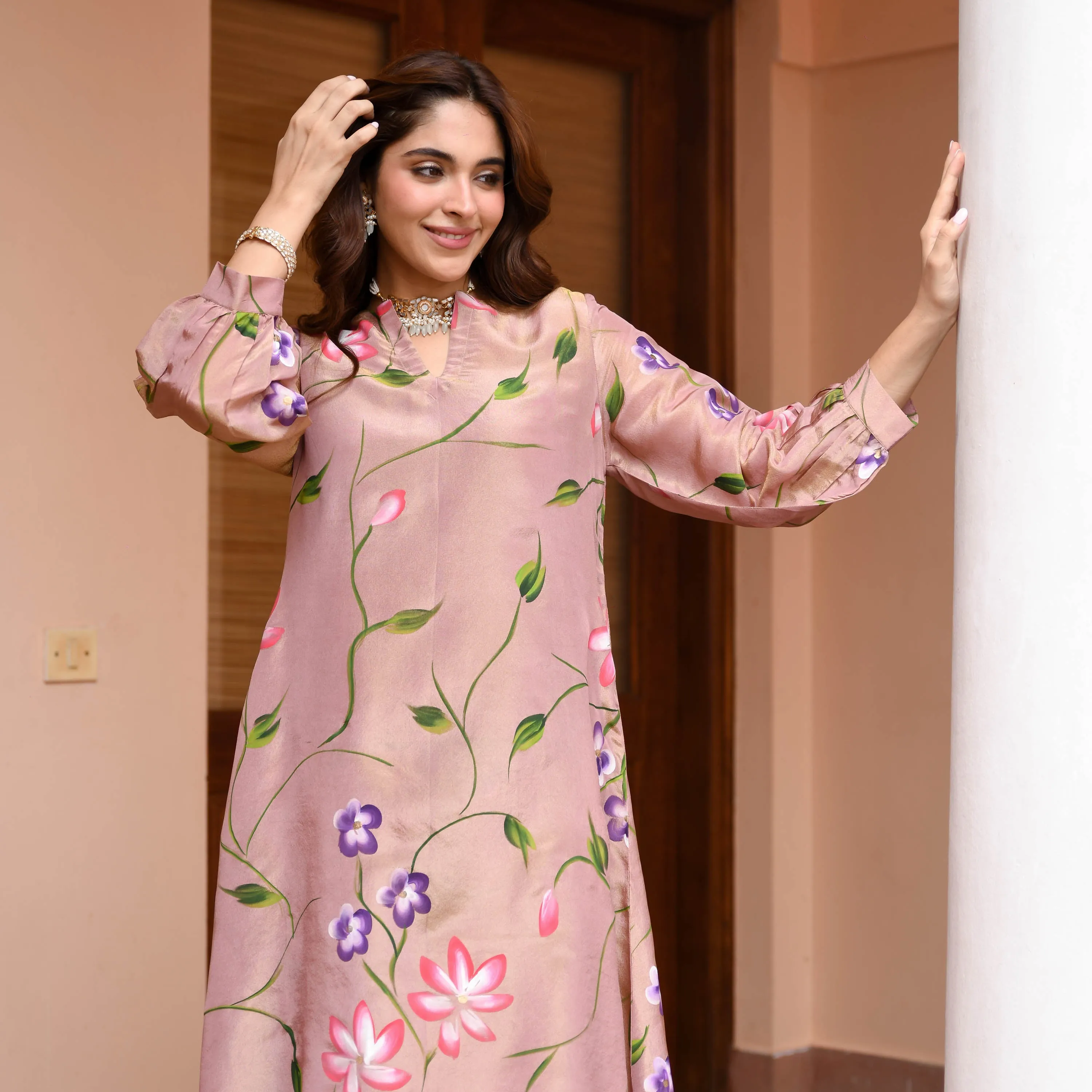 Lavanya Tissue Silk kurta Set