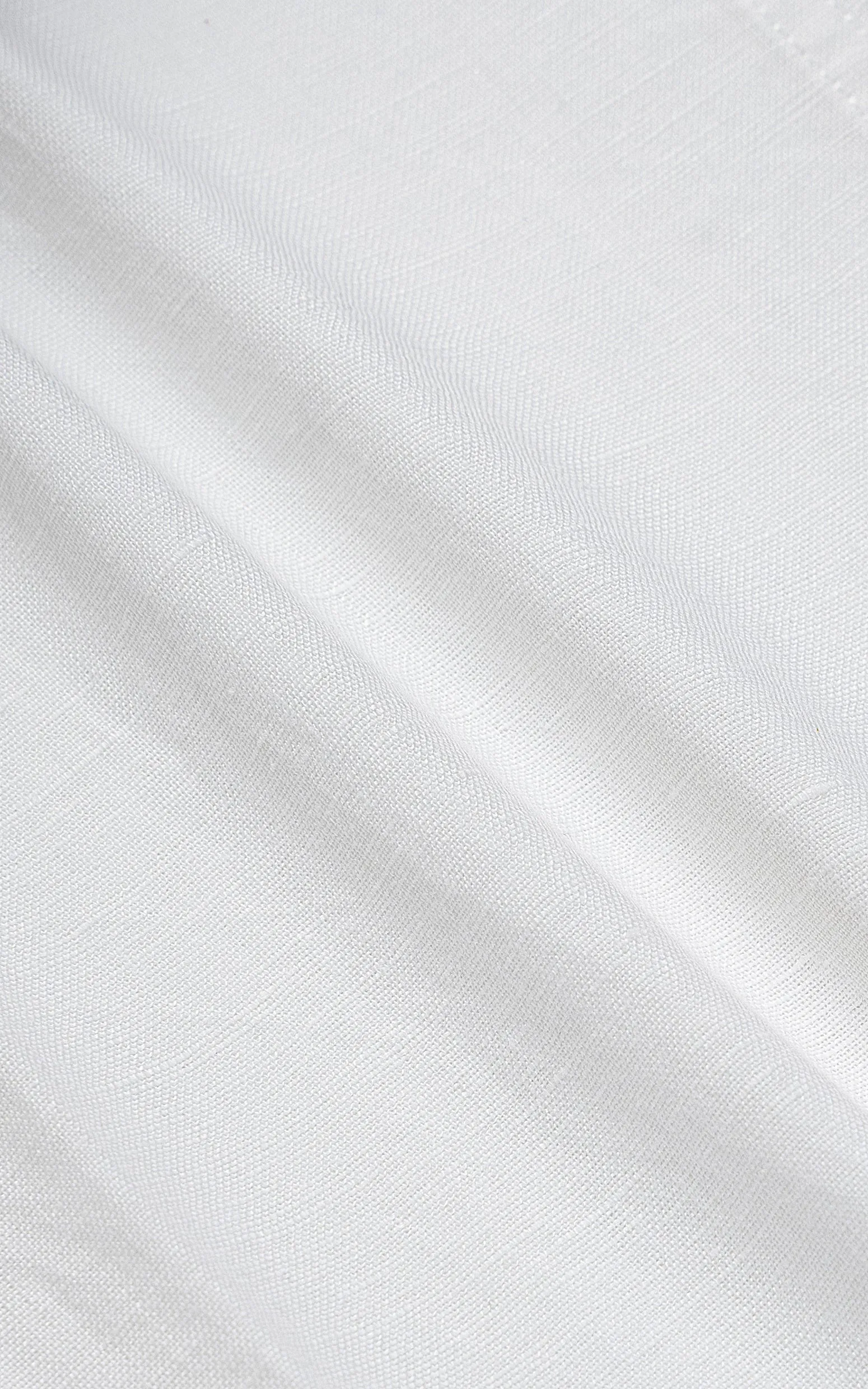 LIMITED EDITION LINEN FABRIC SHIRTS OFF WHITE