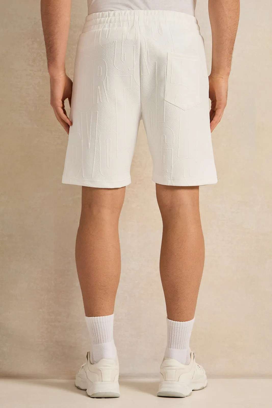 Men White Shorts