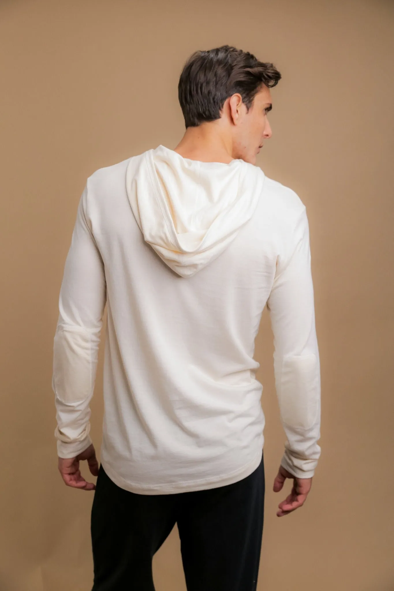 Men's Long Sleeve Lightweight Jersey Hoodie