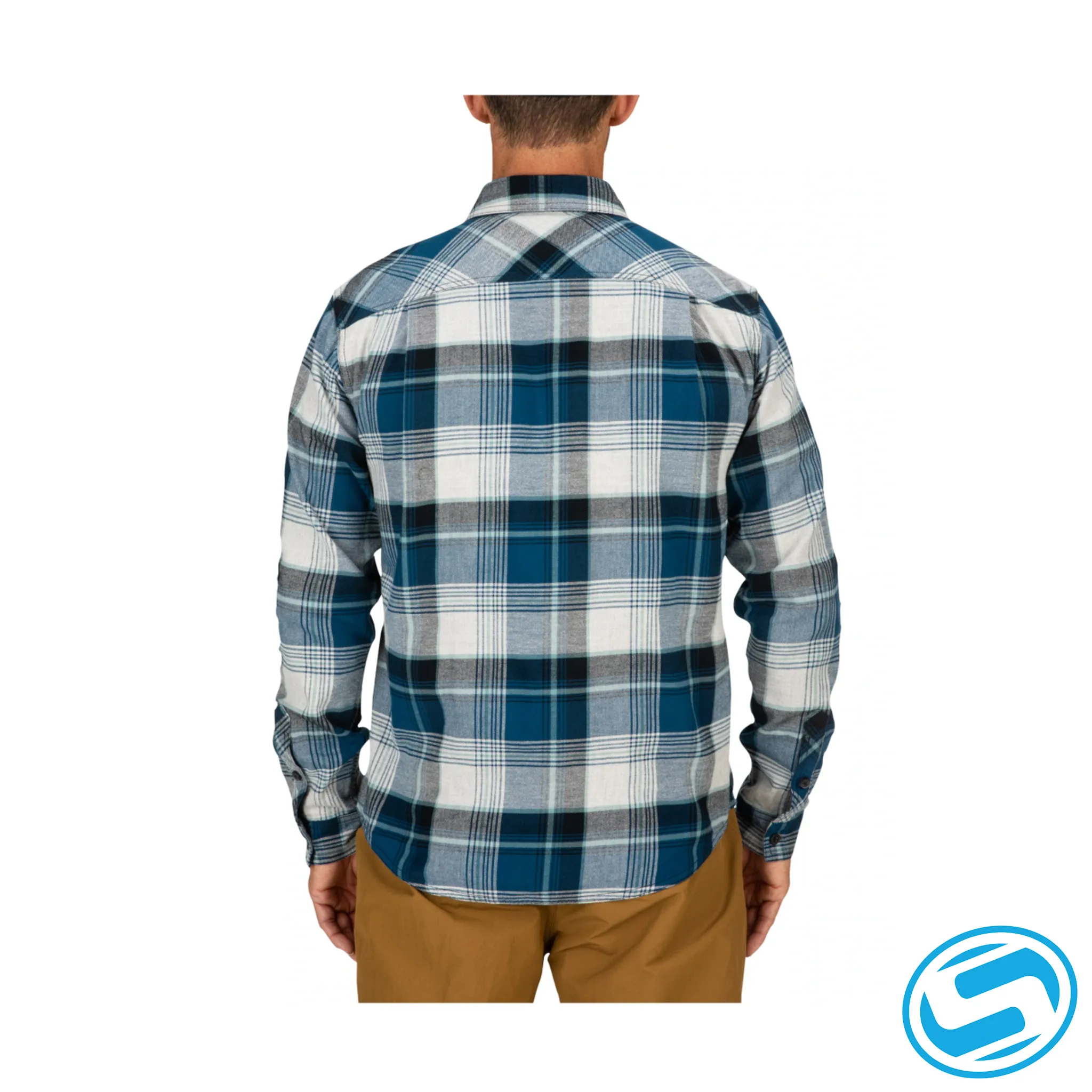 Men's Simms Dockwear Cotton Flannel Shirt