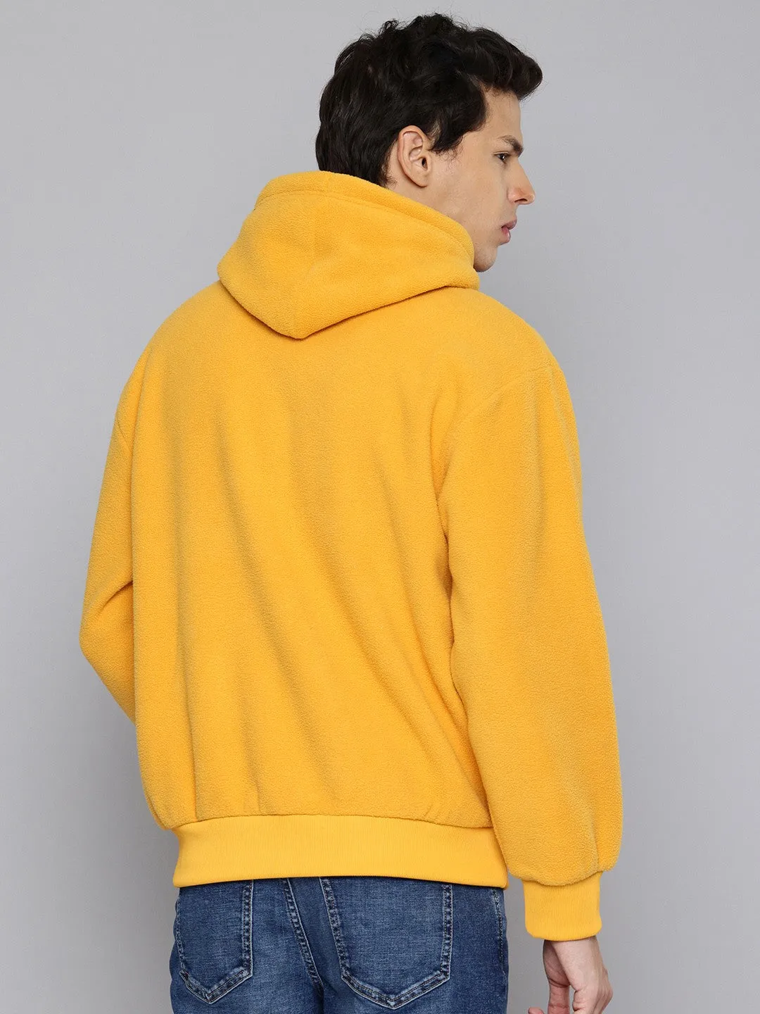 Men's Solid Hooded Sweater