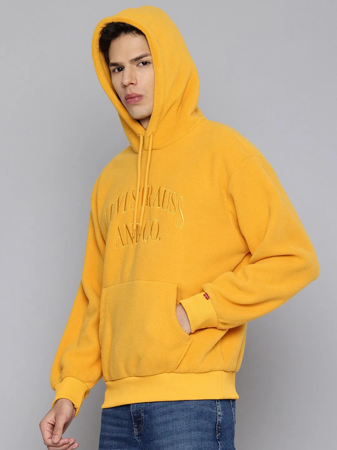 Men's Solid Hooded Sweater